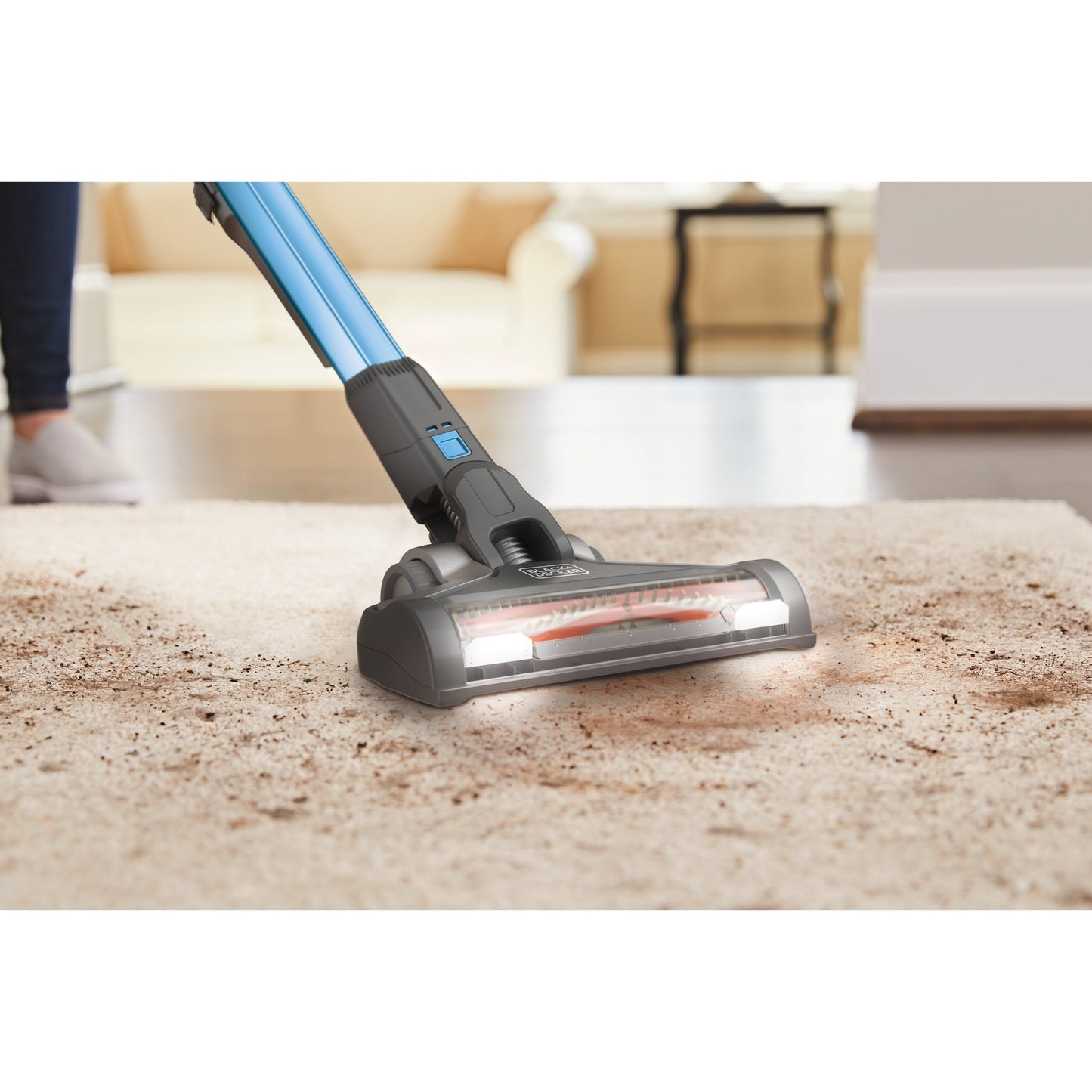 BLACK+DECKER 36v 4-in-1 steelstofzuiger (lichtblauw grijs)
