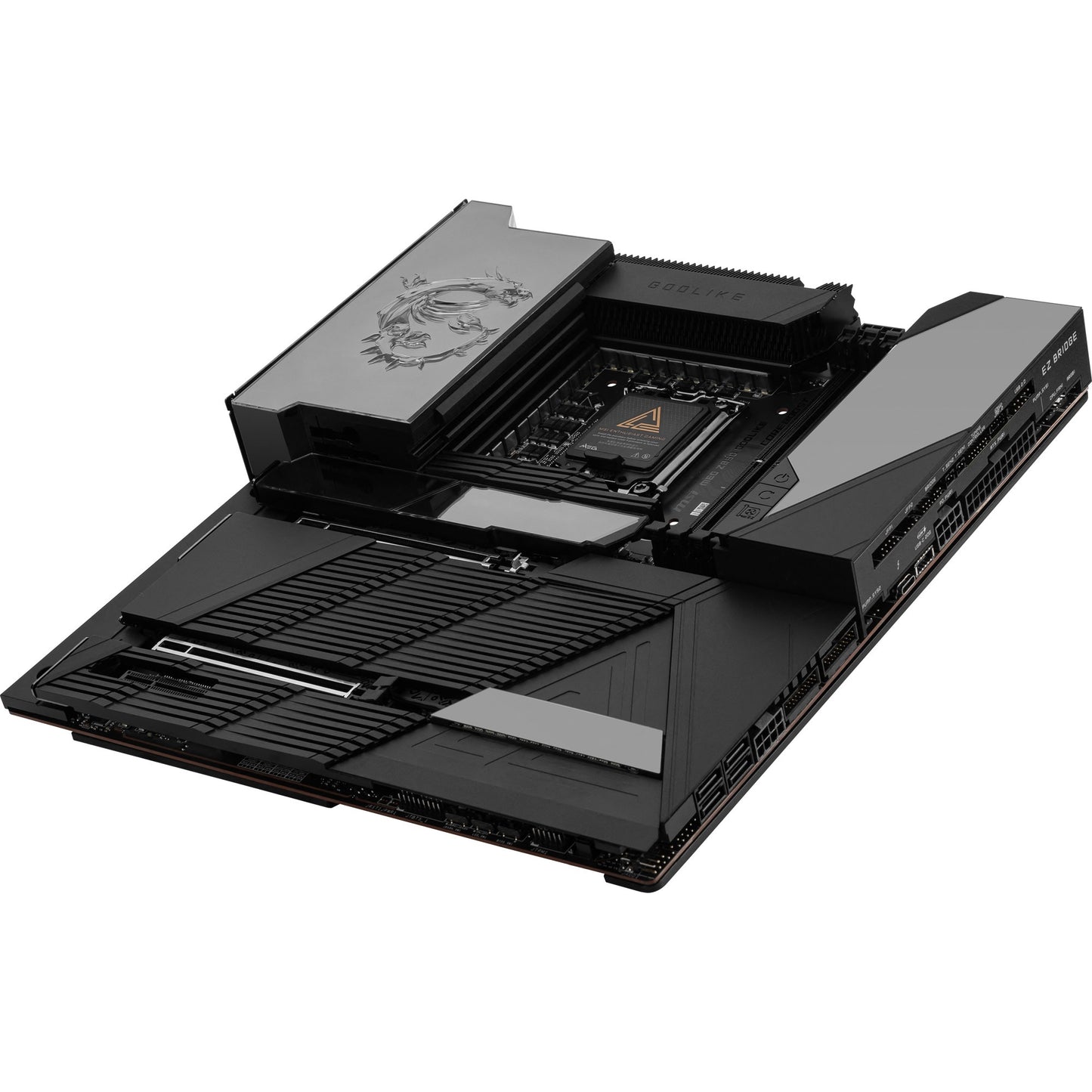 MSI meg z890 godlike socket 1851 moederbord (zwart, raid, 10gb-lan, 5gb-lan, wlan, bt, sound, e-atx)