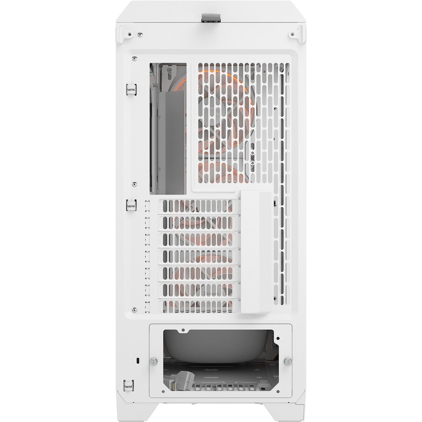 Fractal Design meshify 3 rgb midi tower behuizing (wit | 2x usb-a | 1x usb-c | rgb | tempered glass)