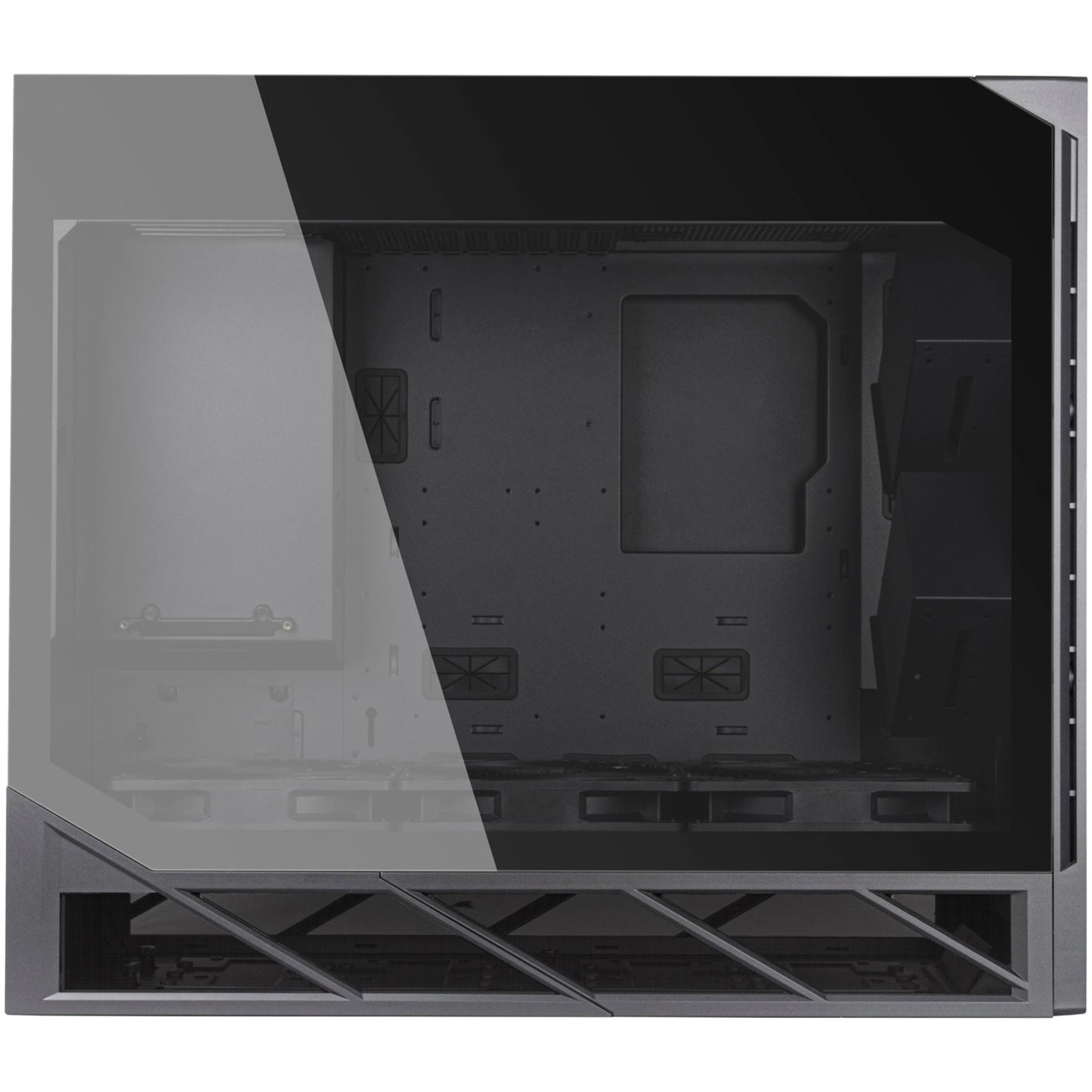 SilverStone alta f2 big tower behuizing (zwart | 4x usb-a | 1x usb-c | tempered glass)