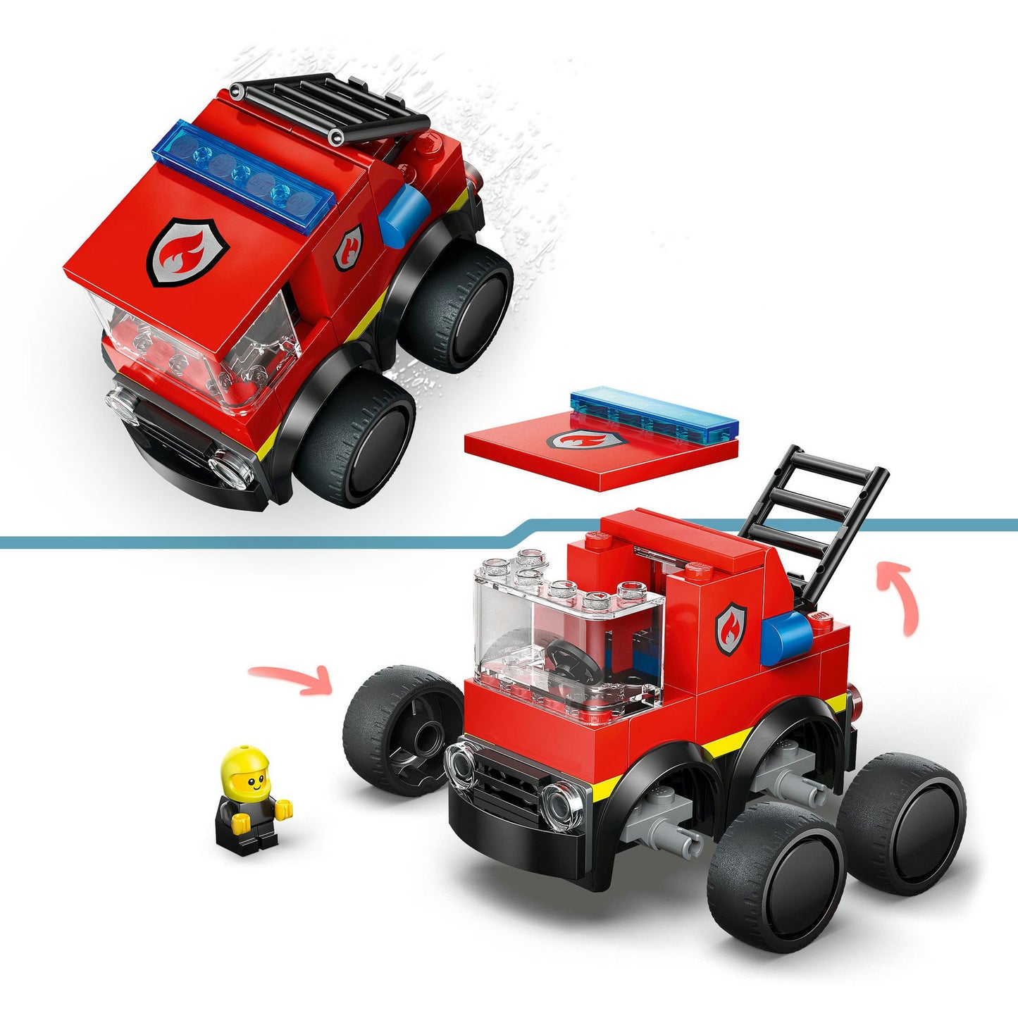 LEGO city 60482 voertuigen brandweerwagen