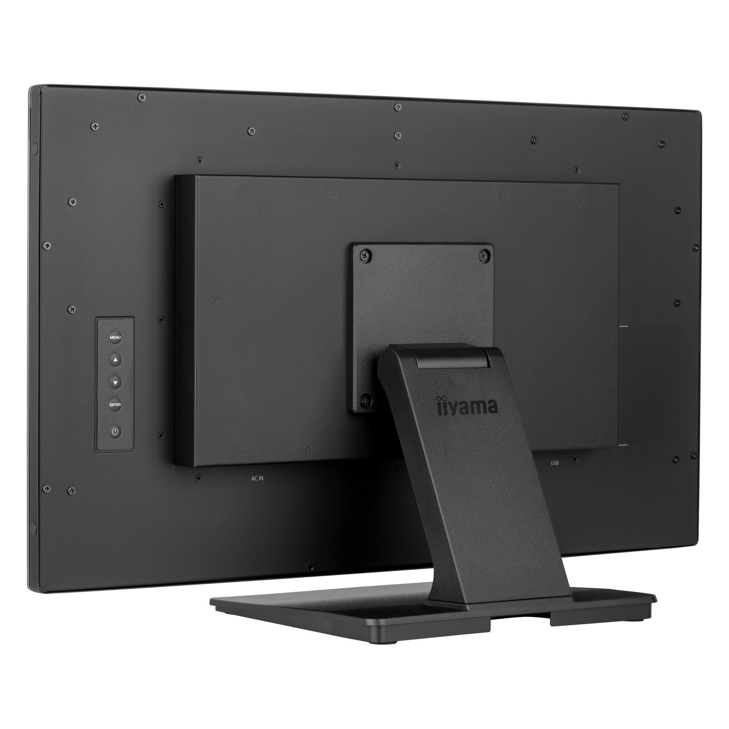 Iiyama prolite t2438msc-b2 23.8 touchscreen monitor (zwart, 120 hz, hdmi, displayport, audio, usb, touch)