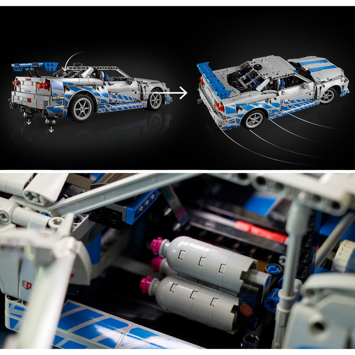 LEGO technic 42210 2 fast 2 furious nissan skyline gt-r (r34) auto
