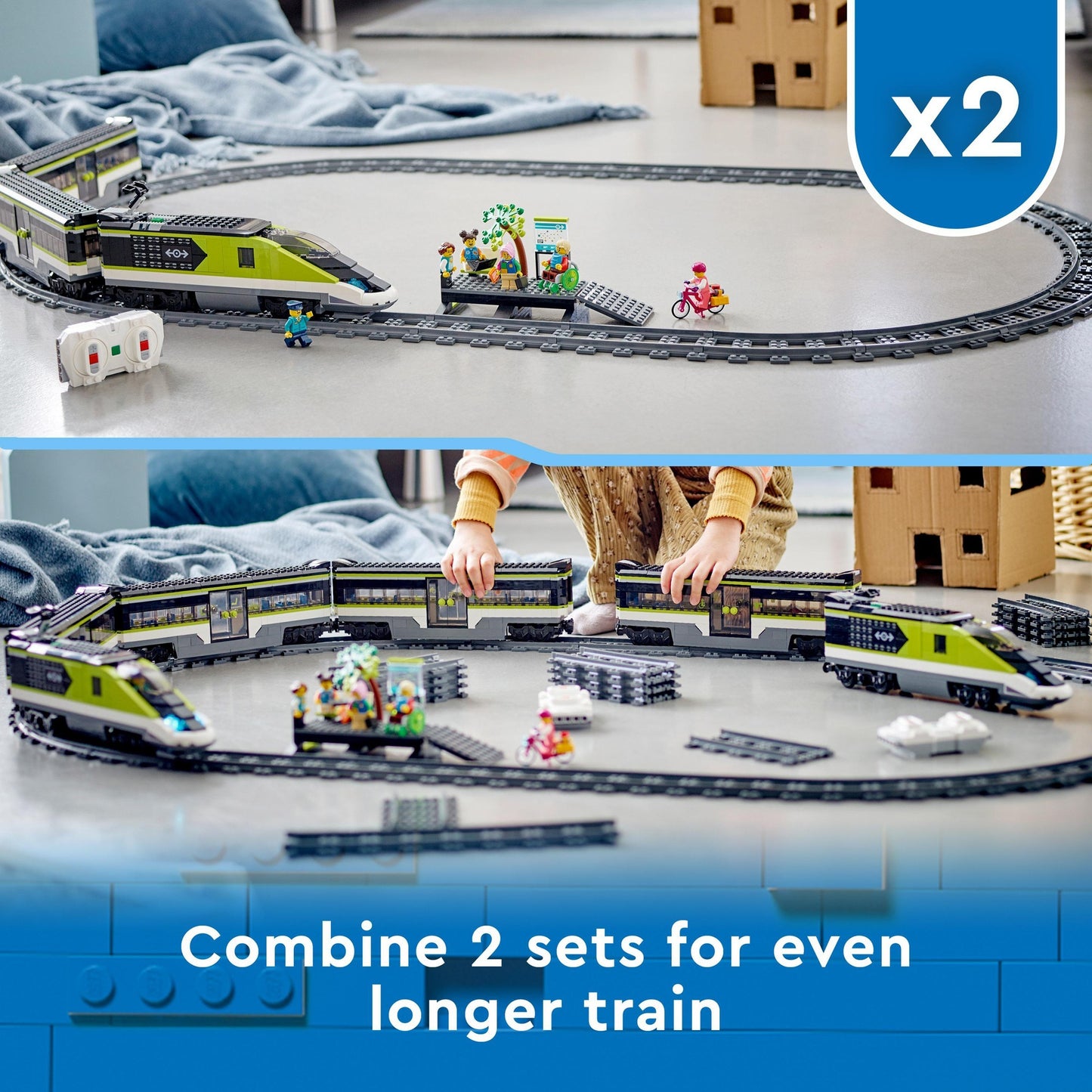 LEGO city - passagierssneltrein constructiespeelgoed (60337)