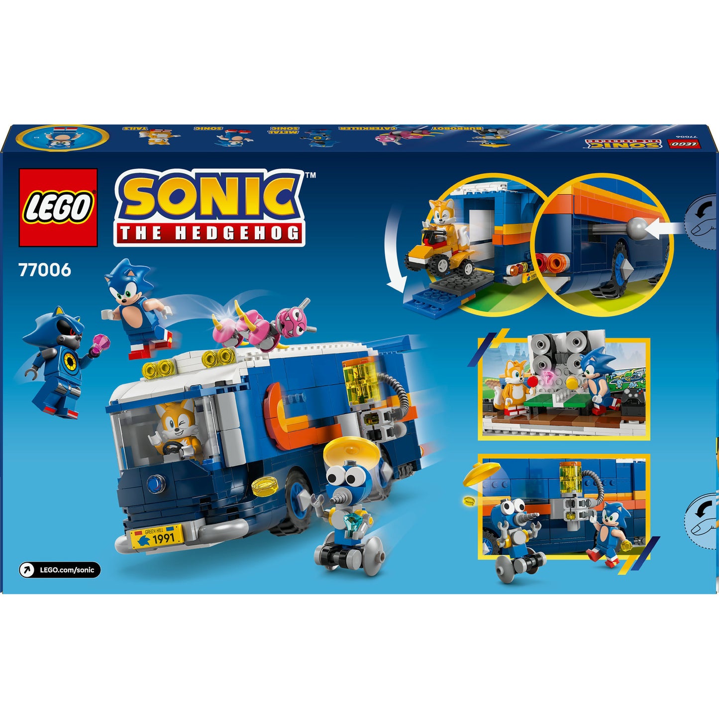 LEGO sonic the hedgehog - team sonic commandotruck constructiespeelgoed (77006)