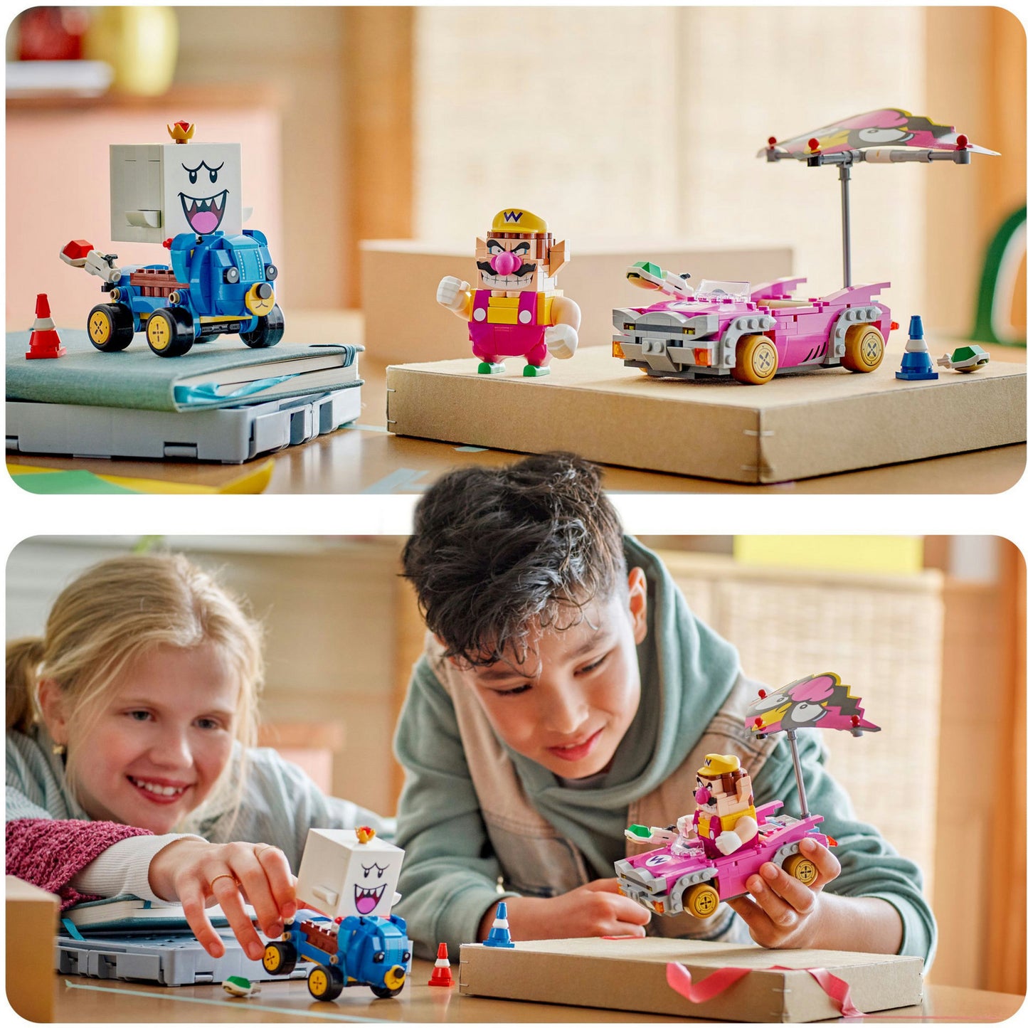 LEGO super mario 72038 wario en king boo