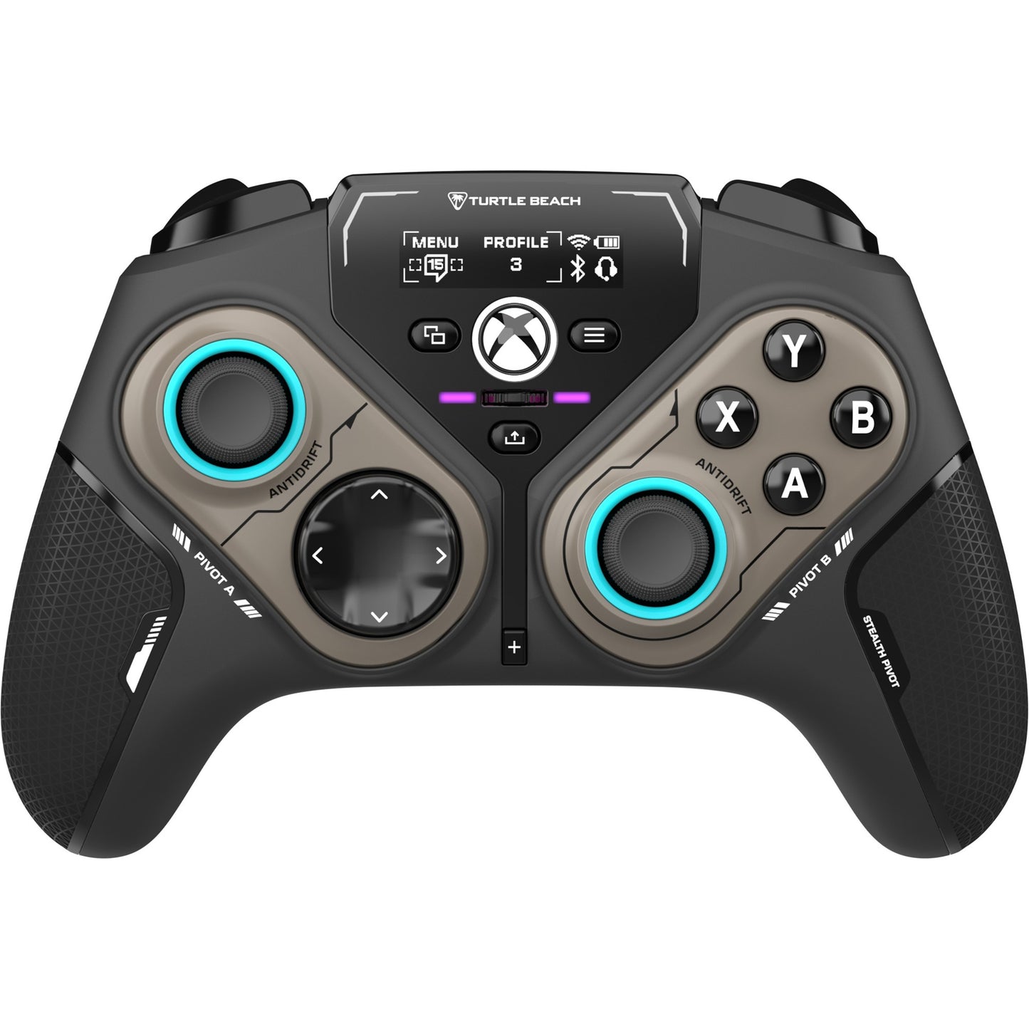Turtle Beach stealth pivot draadloze slimme controller (zwart, 2,4 ghz bluetooth usb, pc, xbox, android)