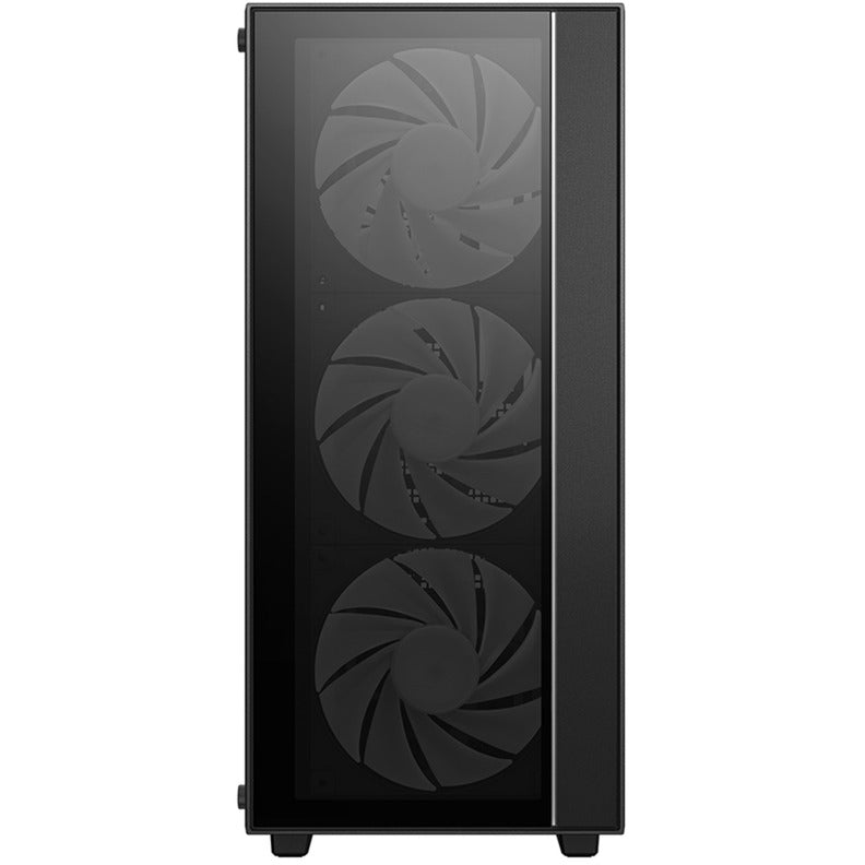 DeepCool matrexx 55 v4 c midi tower behuizing (zwart | 1x usb-a | 1x usb-c | rgb | window)