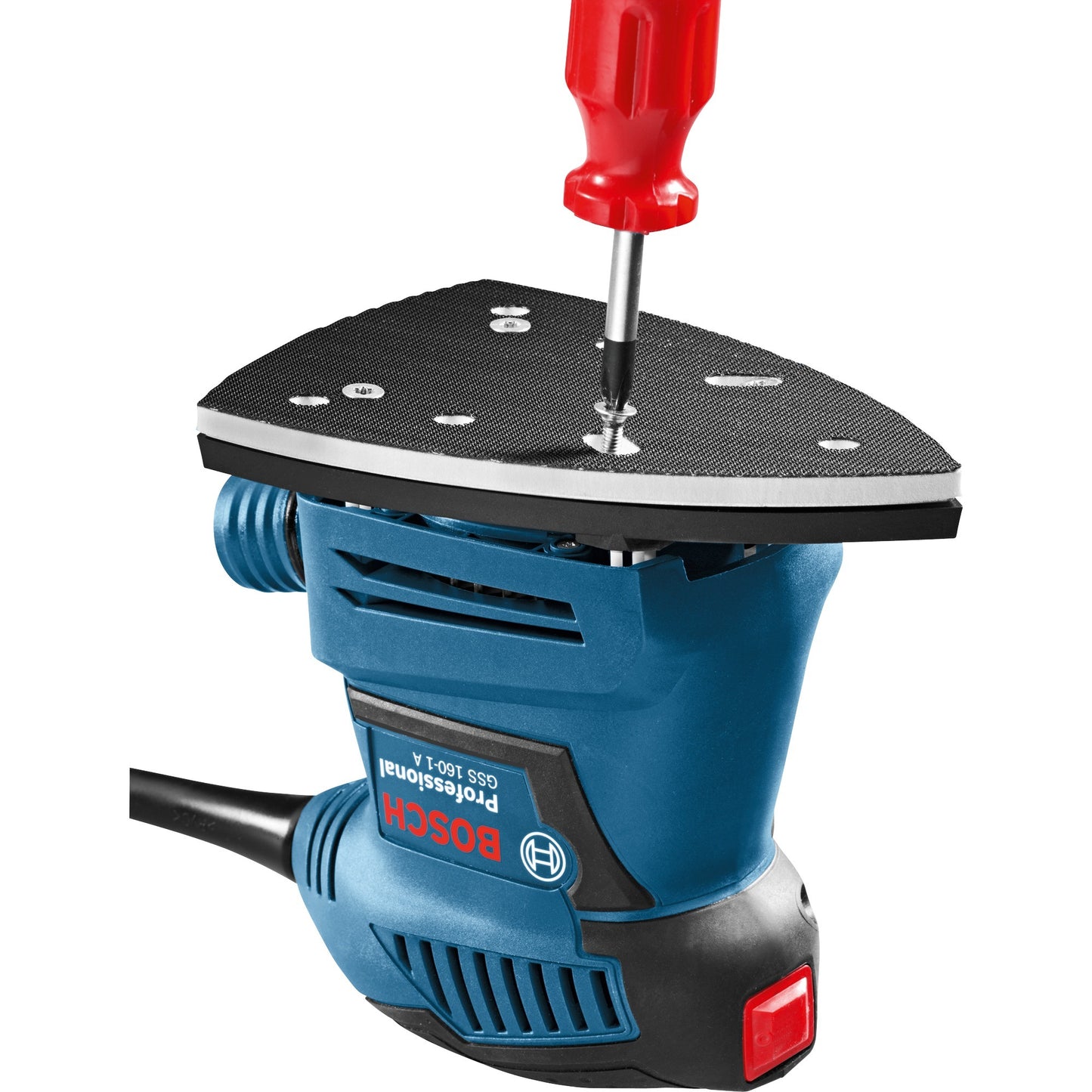 Bosch gss 160-1 a multi professional vlakschuurmachine (blauw zwart, 180 watt, l-boxx)