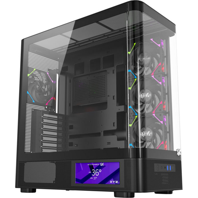 XYZ PC Gear Quantum Pro midi tower behuizing (Zwart | Window)