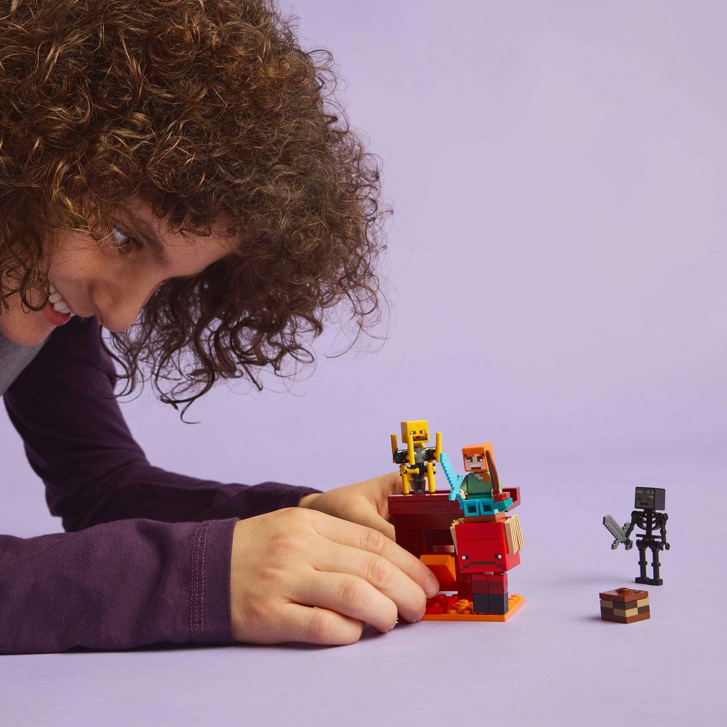 LEGO minecraft 21266 de lavastrijd in de nether