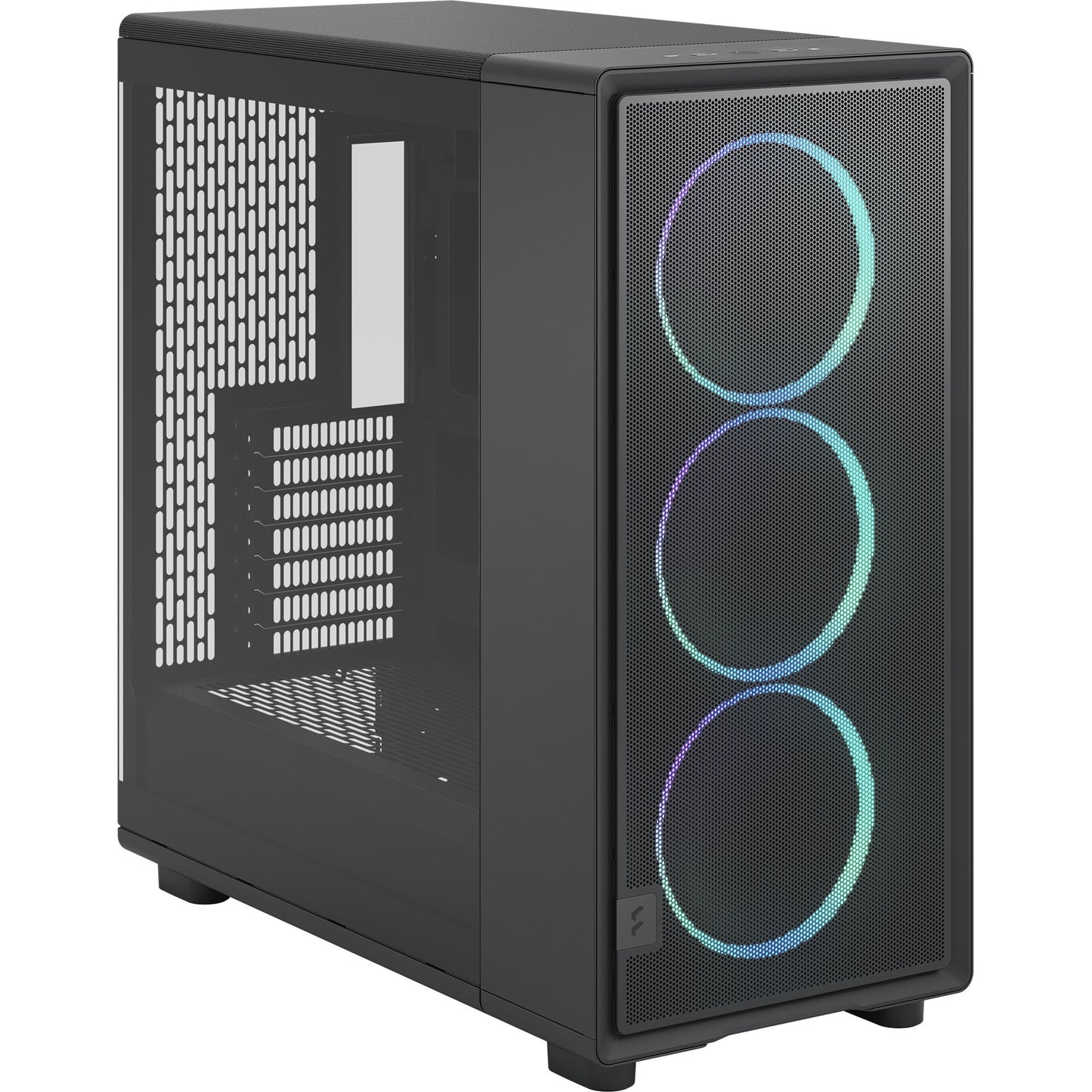 Fractal Design epoch xl tg rgb midi tower behuizing (zwart | 2x usb-a | 1x usb-c | rgb | tempered glass)