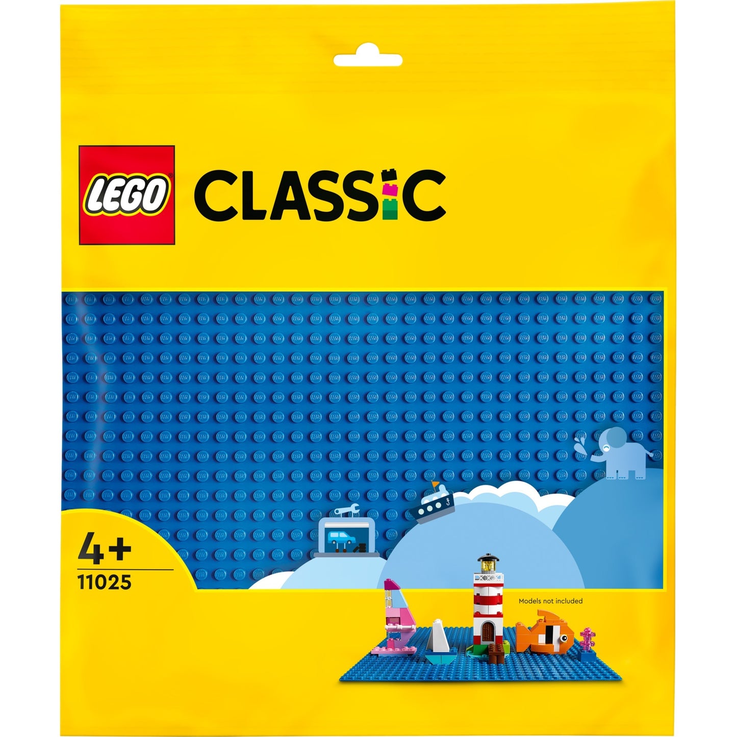 LEGO classic - blauwe bouwplaat constructiespeelgoed (11025)
