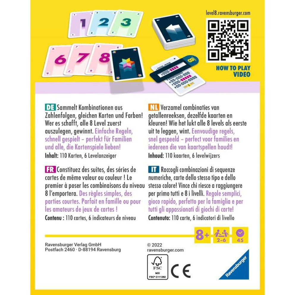 Ravensburger level 8 kaartspel