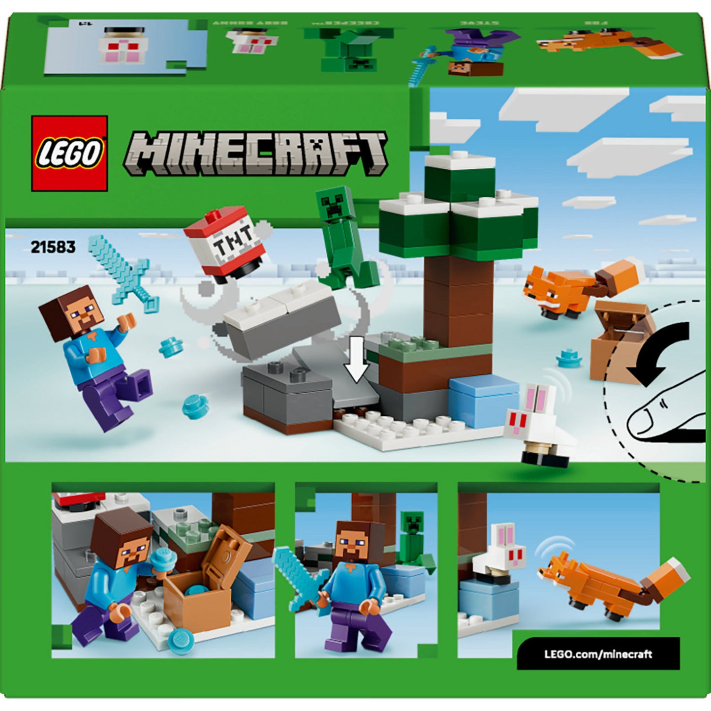 LEGO minecraft 21583 steves taiga-avontuur