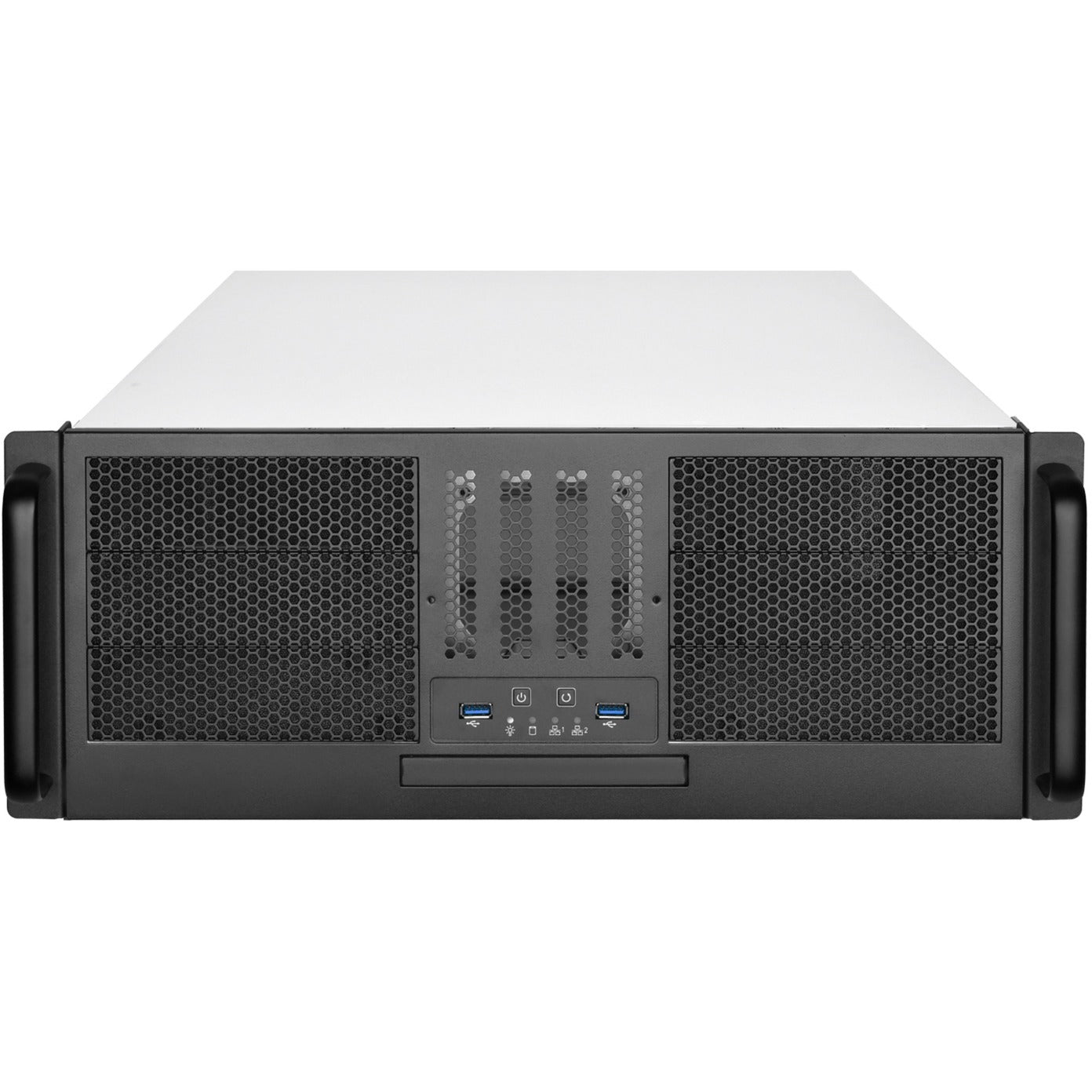 SilverStone rm41-506 rack behuizing (zwart | 2x usb-a 3.2 (5 gbit s))