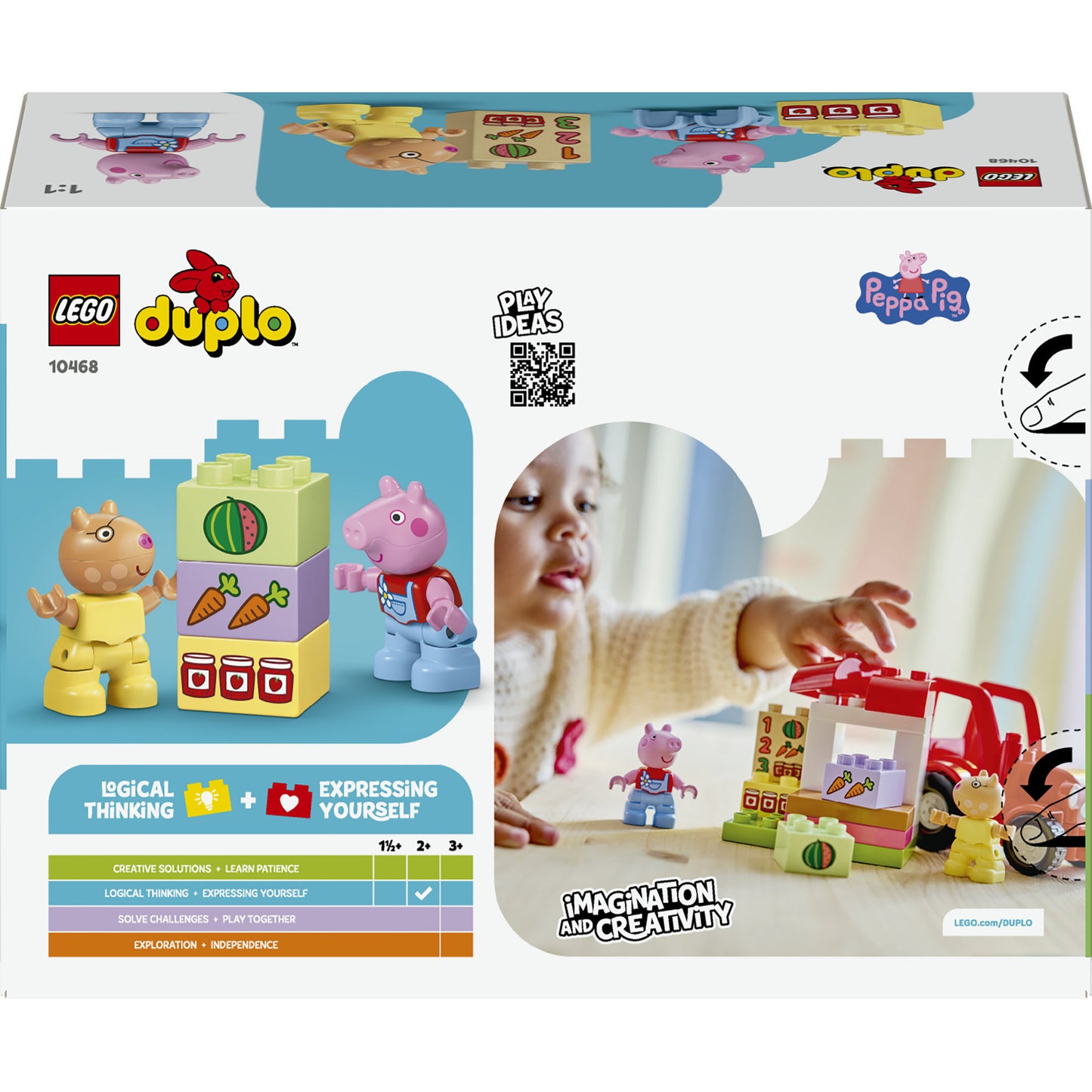 LEGO duplo 10468 tractor en marktkraam