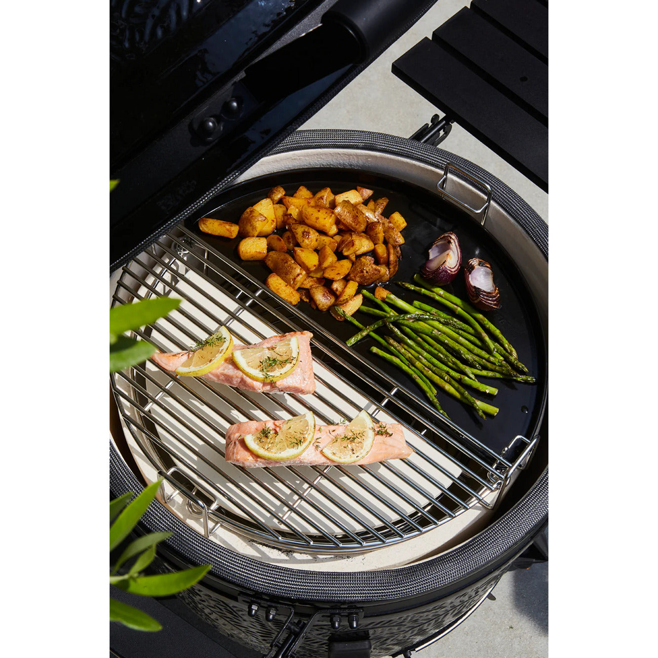 Barbecook druippan voor kamal large druipschaal (halve maan)