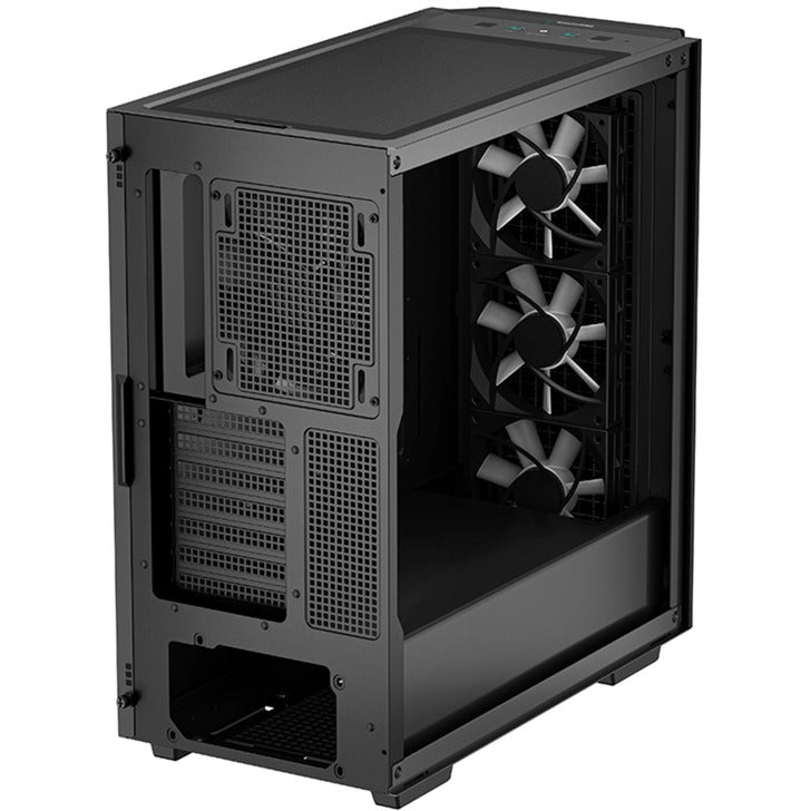 DeepCool cg540 midi tower behuizing (zwart | 2x usb-a | window)