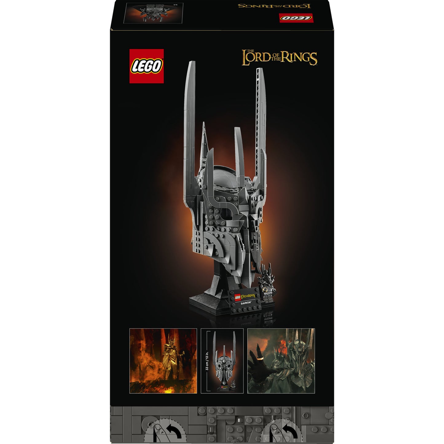 LEGO icons 11373 the lord of the rings: de helm van sauron