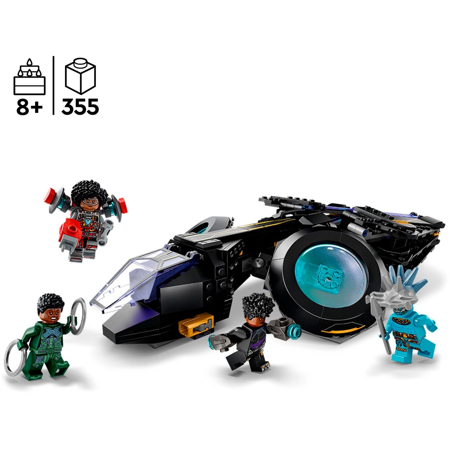 LEGO marvel - shuri's sunbird constructiespeelgoed (76211)