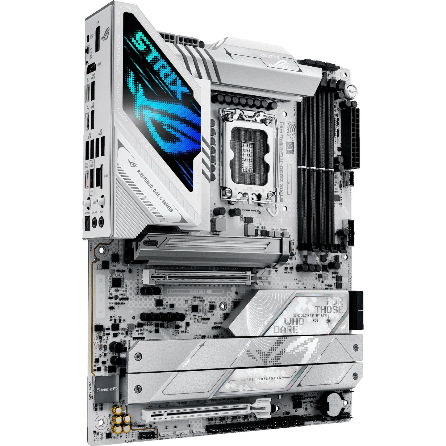 ASUS rog strix z890-a gaming wifi socket 1851 moederbord (raid, 2.5gb-lan, wi-fi 7, bt, sound, atx)