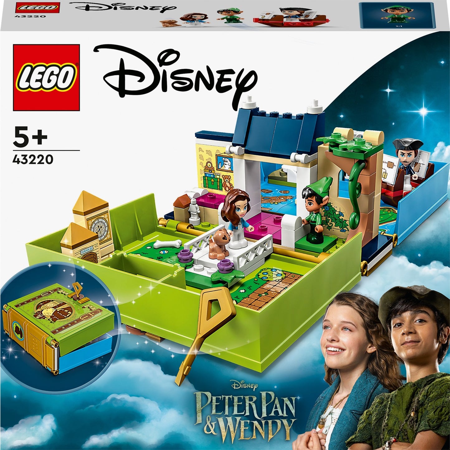 LEGO disney - peter pan wendy's verhalenboekavontuur constructiespeelgoed (43220)