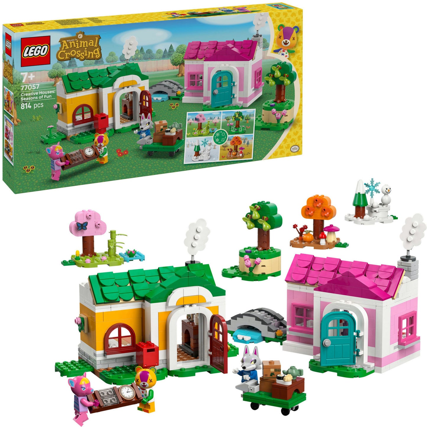 LEGO ® animal crossing™ creatieve huizen: seizoenenlang plezier - 77057