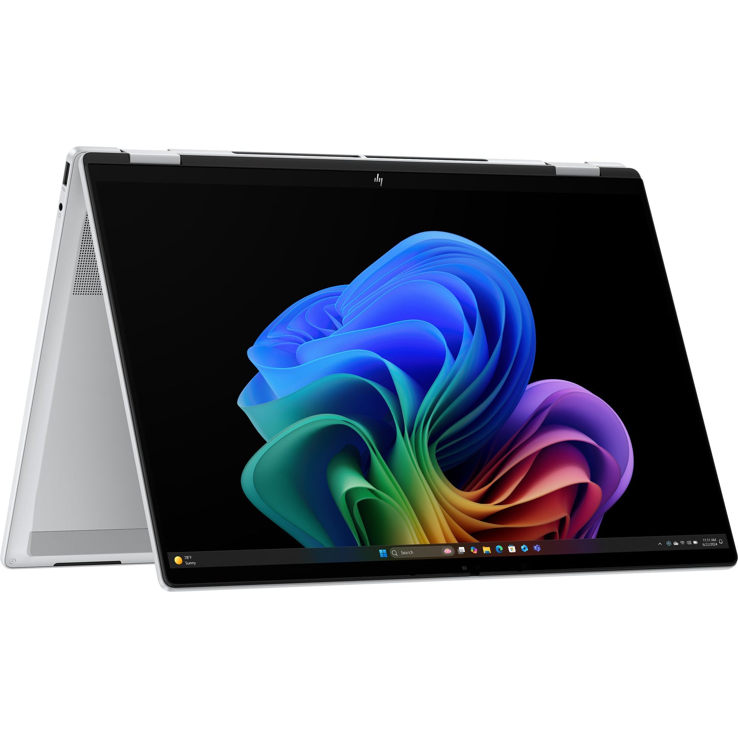 HP omnibook x flipngai 16-as0010nd 16 copilot+ 2-in-1 laptop (zilver | core ultra 7 256v | intel arc 140v | 16 gb | 1 tb ssd | touch)