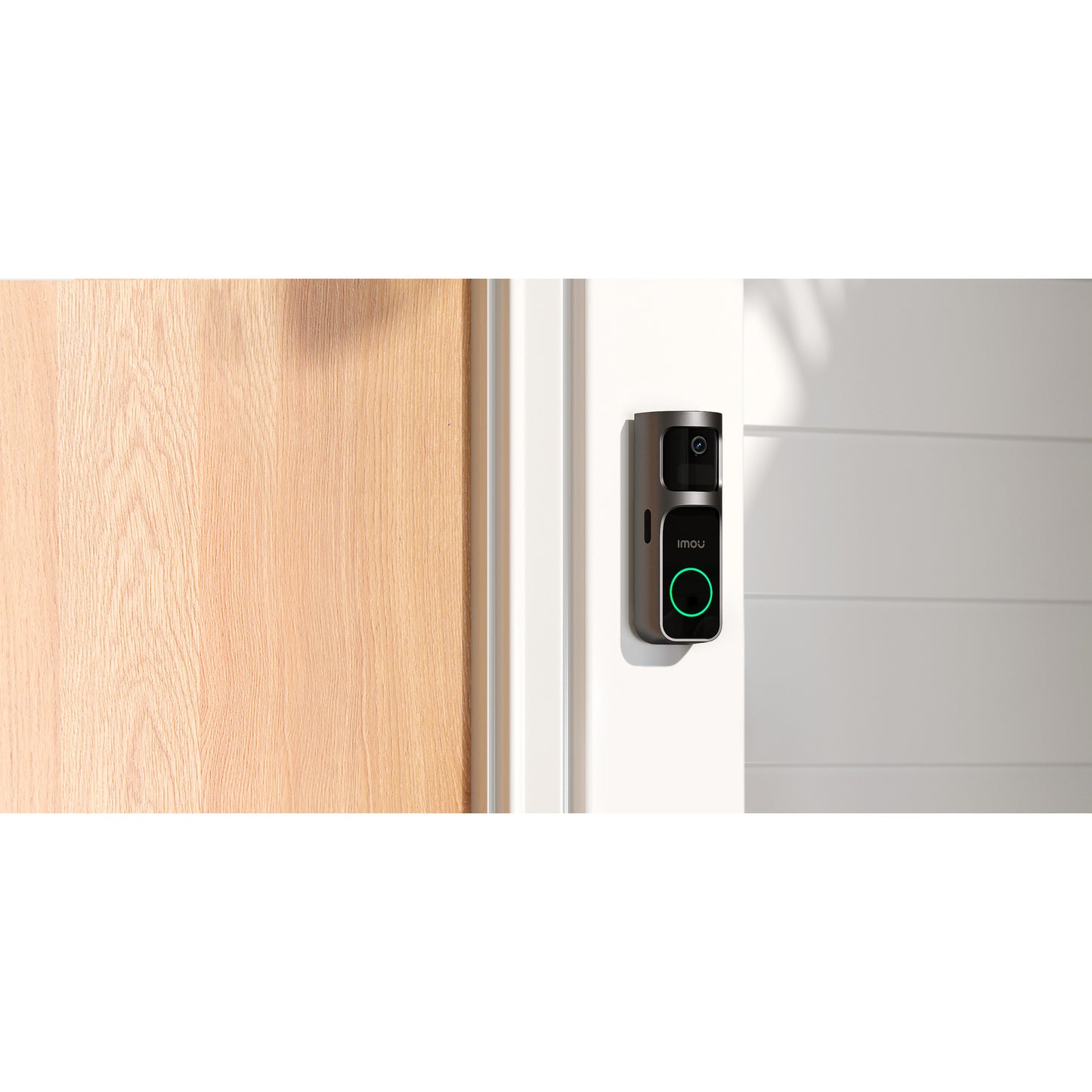 Imou Doorbell 2S Kit (Zwart, 2K, volledig draadloos)
