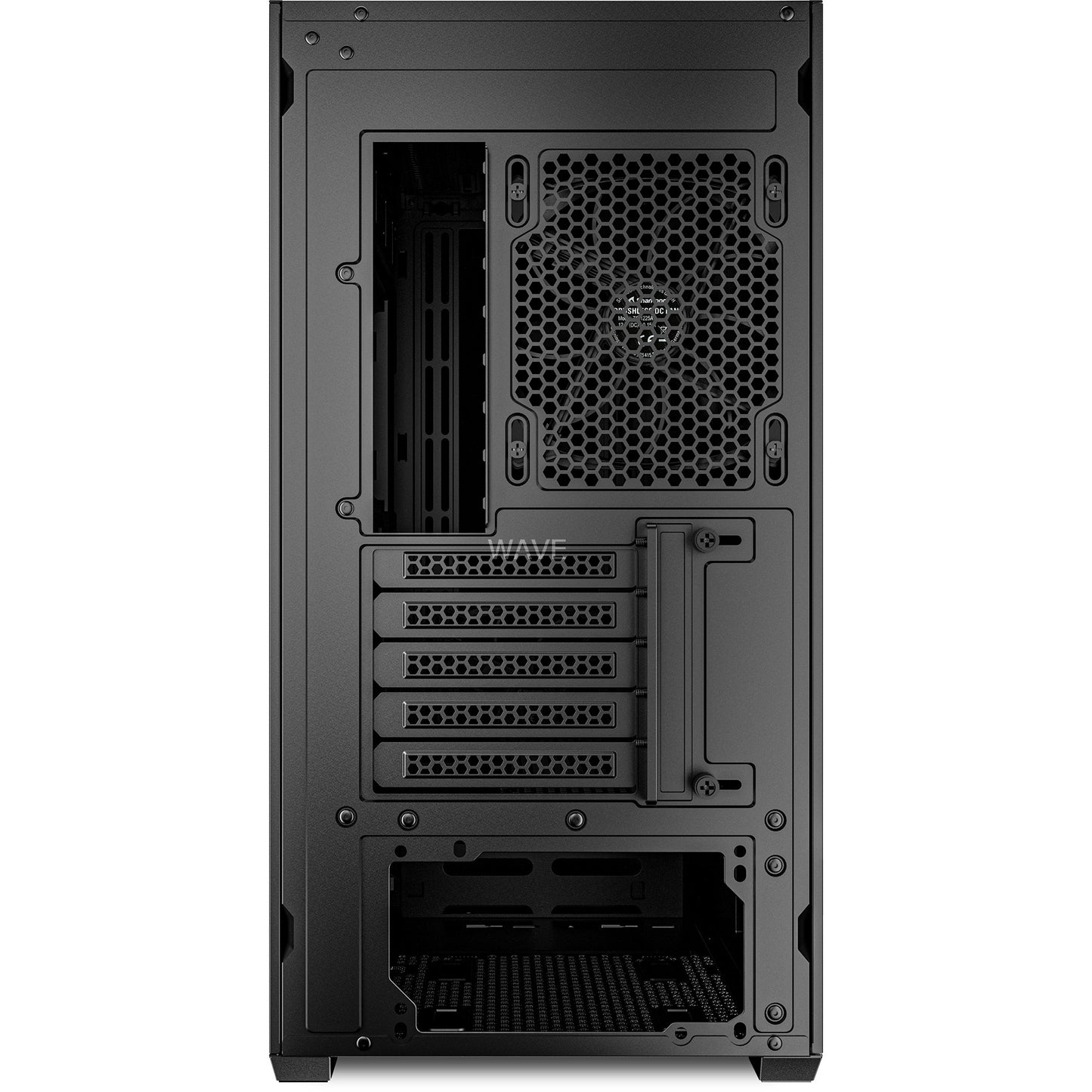 Sharkoon mk3 mini tower behuizing (zwart | 2x usb-a | 1x usb-c)
