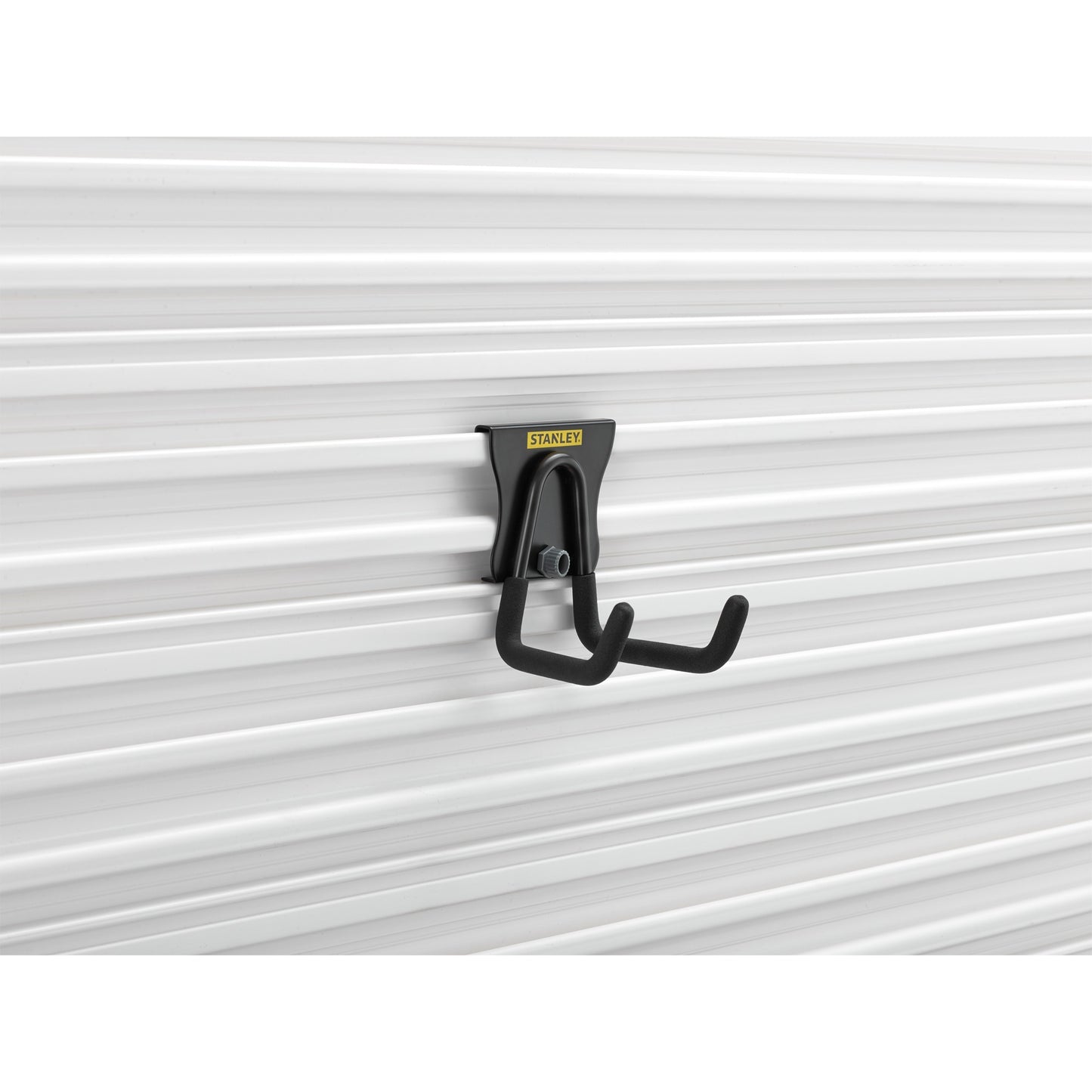 Stanley track wall - universele haak medium houder (zwart)