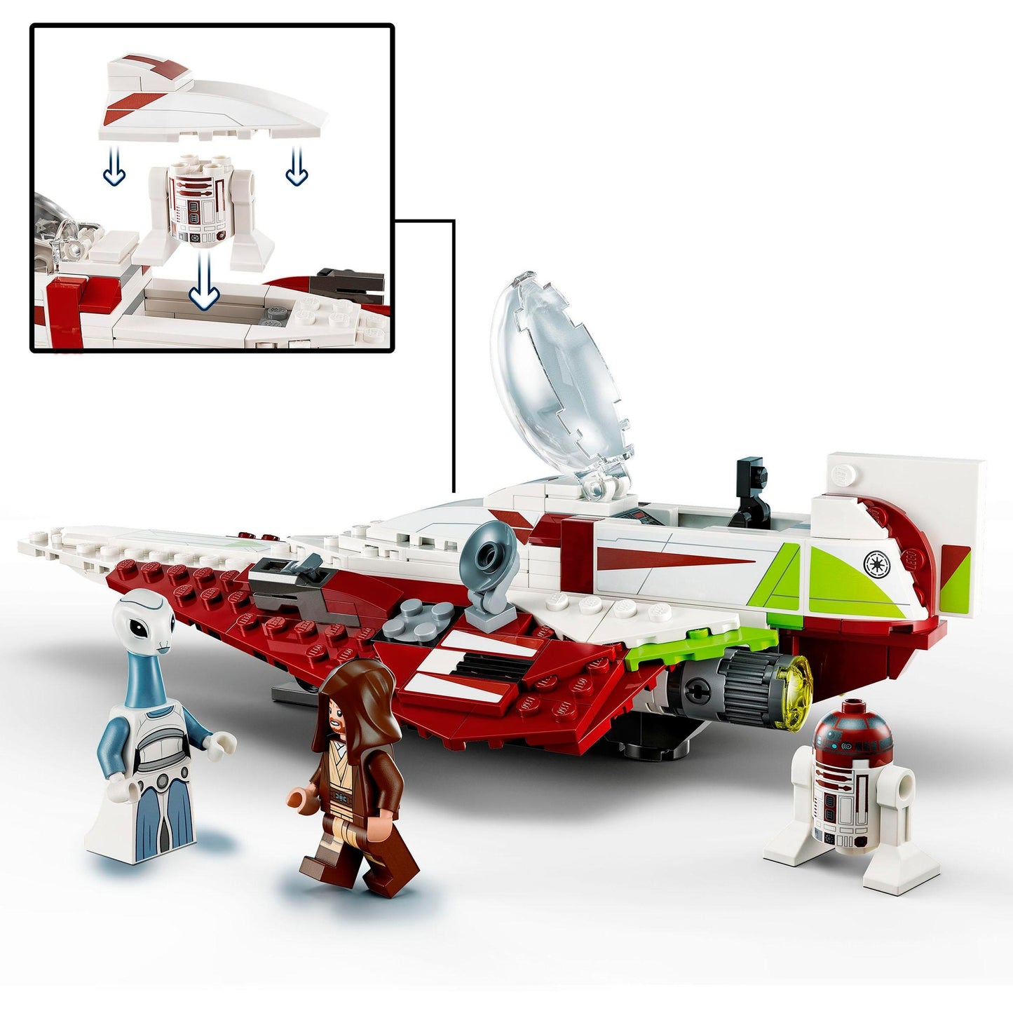 LEGO star wars - de jedi starfighter van obi-wan kenobi constructiespeelgoed (75333)