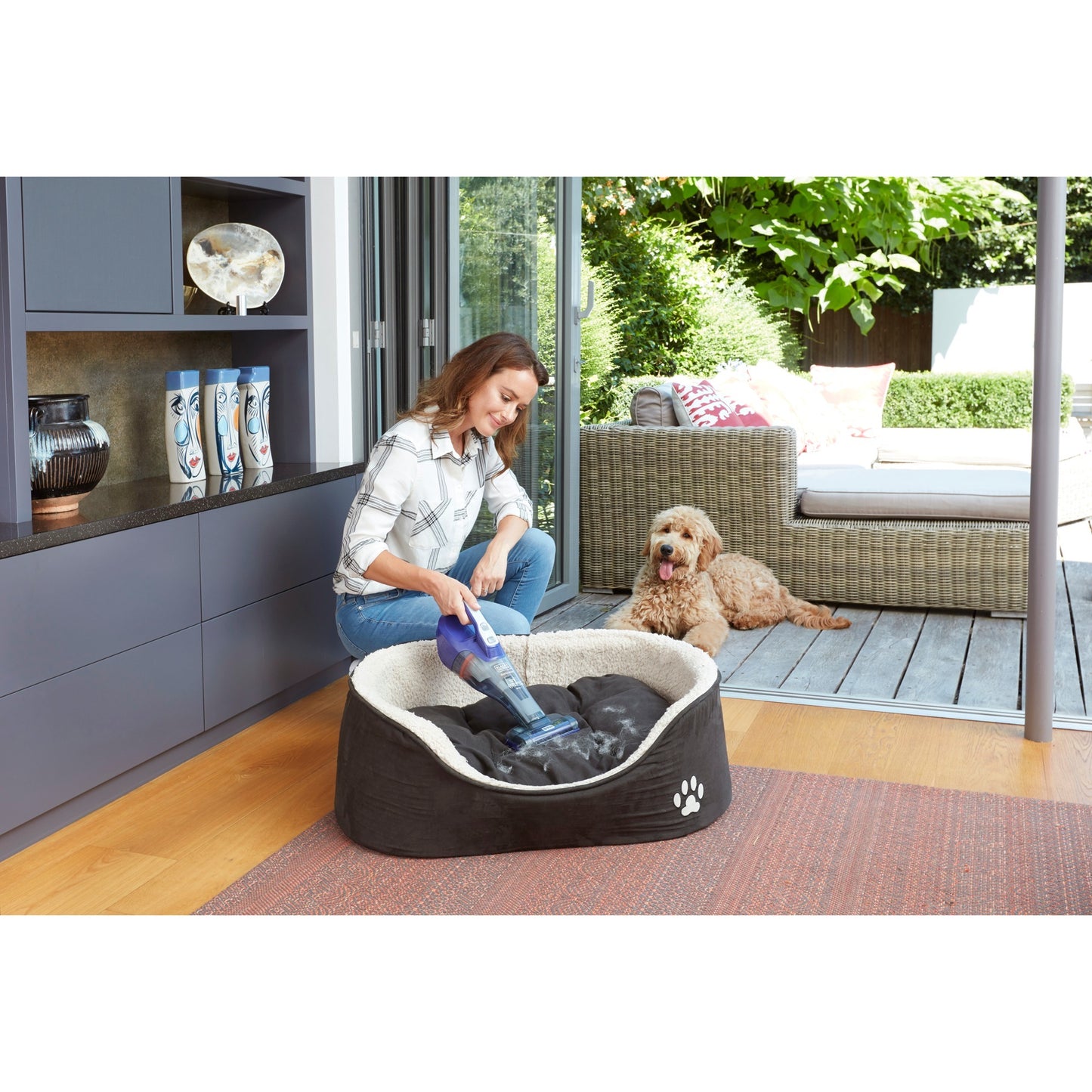 BLACK+DECKER dvb315jp 12v 1.5ah pet kruimeldief met dierenborstel handstofzuiger