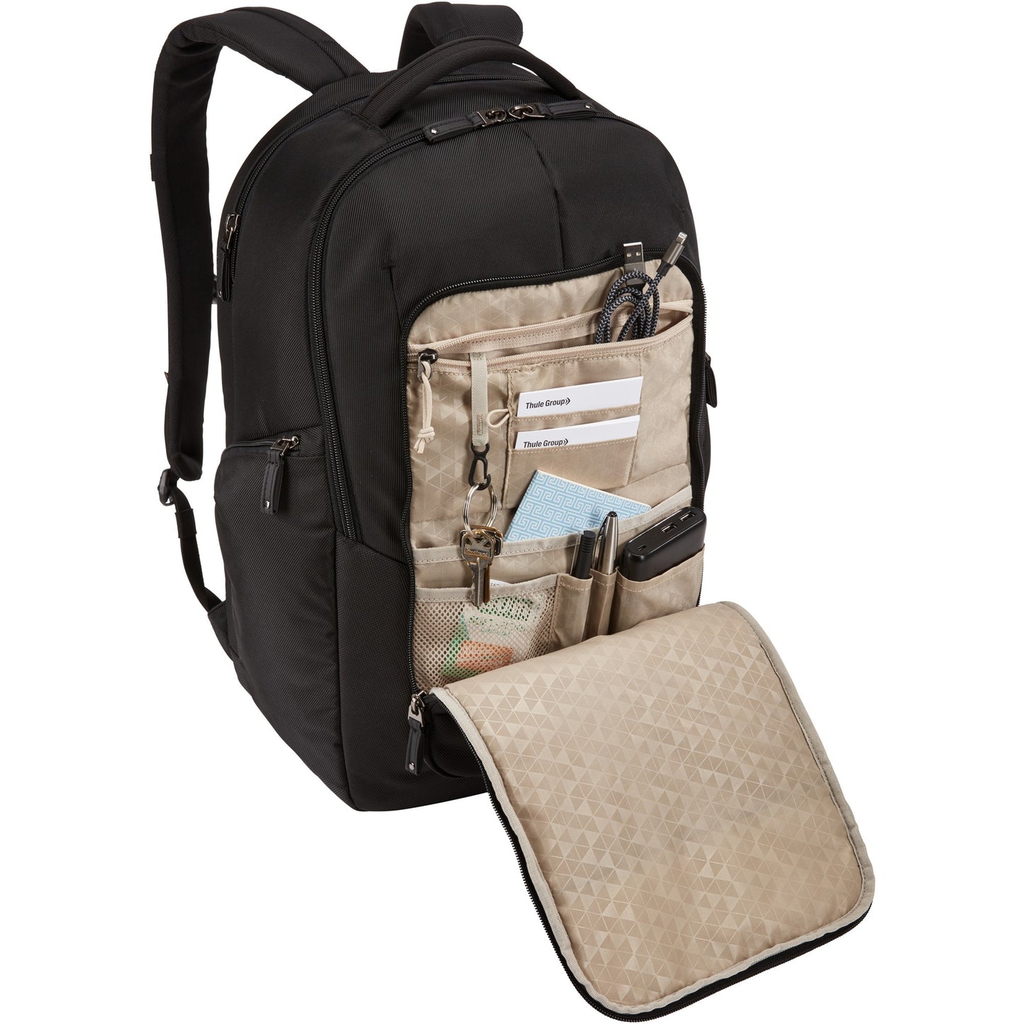 Case Logic notion 17,3 laptop backpack rugzak (zwart)