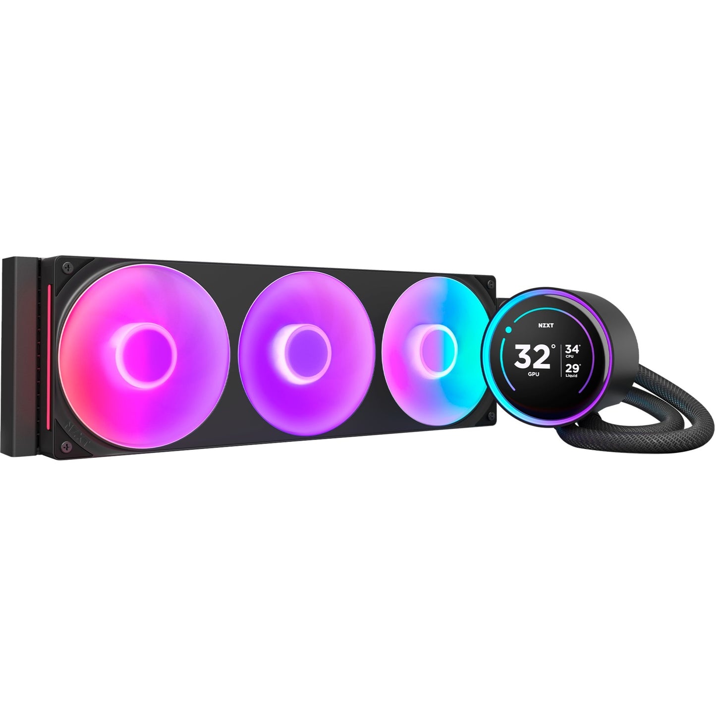 NZXT kraken elite 360 rgb waterkoeling (zwart)