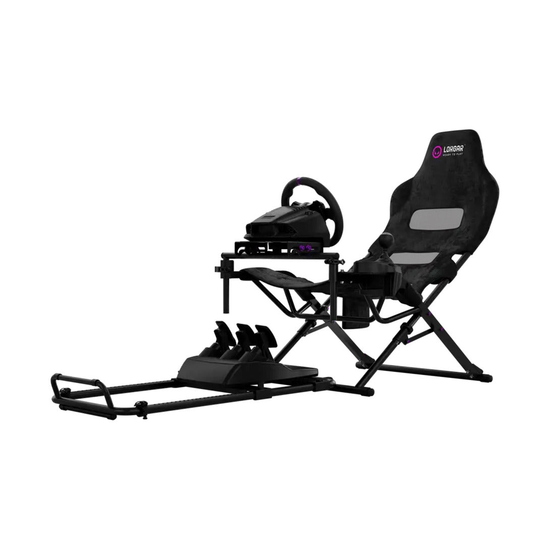 LORGAR advanced raf1 racing simulator (zwart)