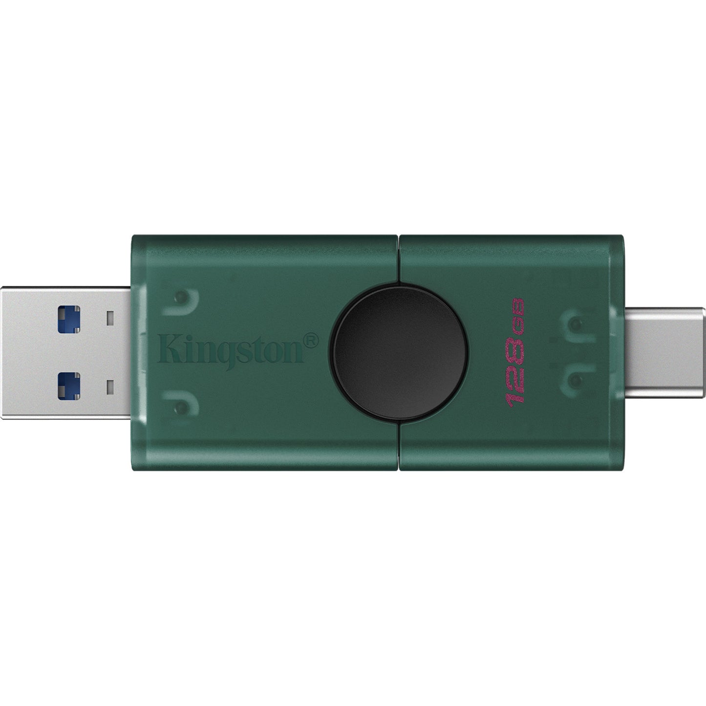 Kingston datatraveler duo 128 gb usb-stick (groen zwart, dtdeg2 128gb)