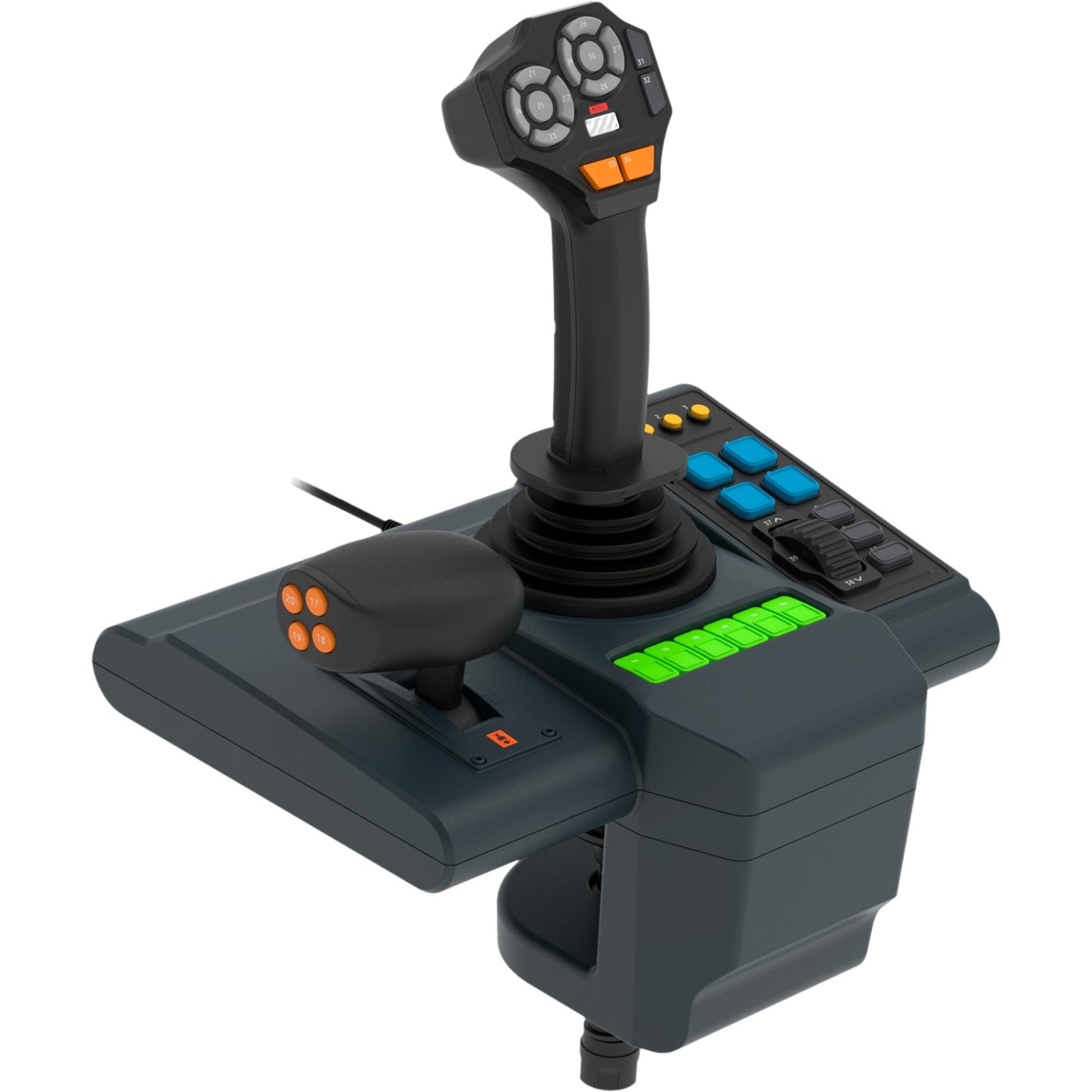 HORI farming vehicle control system simulatorset (zwart)