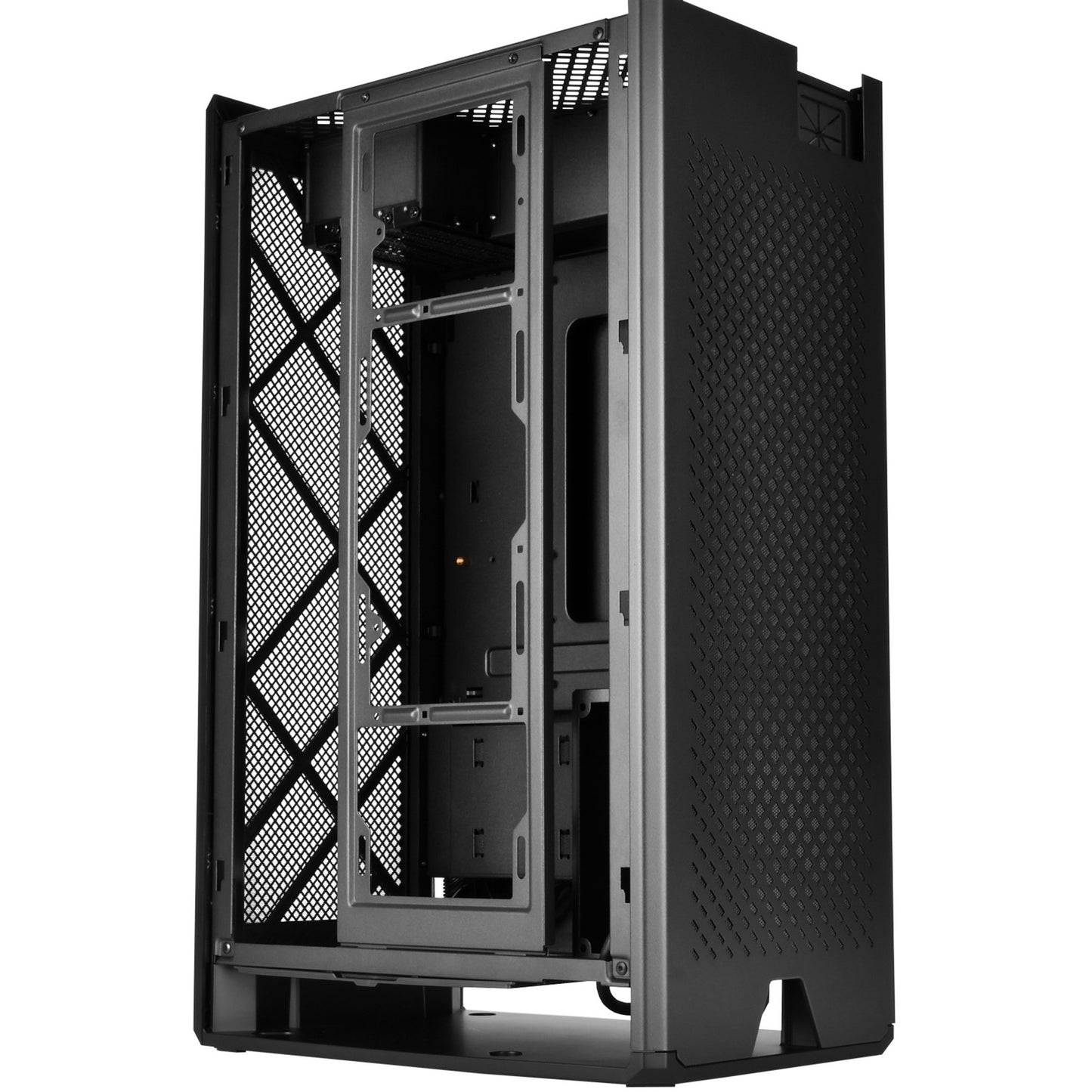 SilverStone alta g1m midi tower behuizing (zwart | 2x usb-a | 1x usb-c)