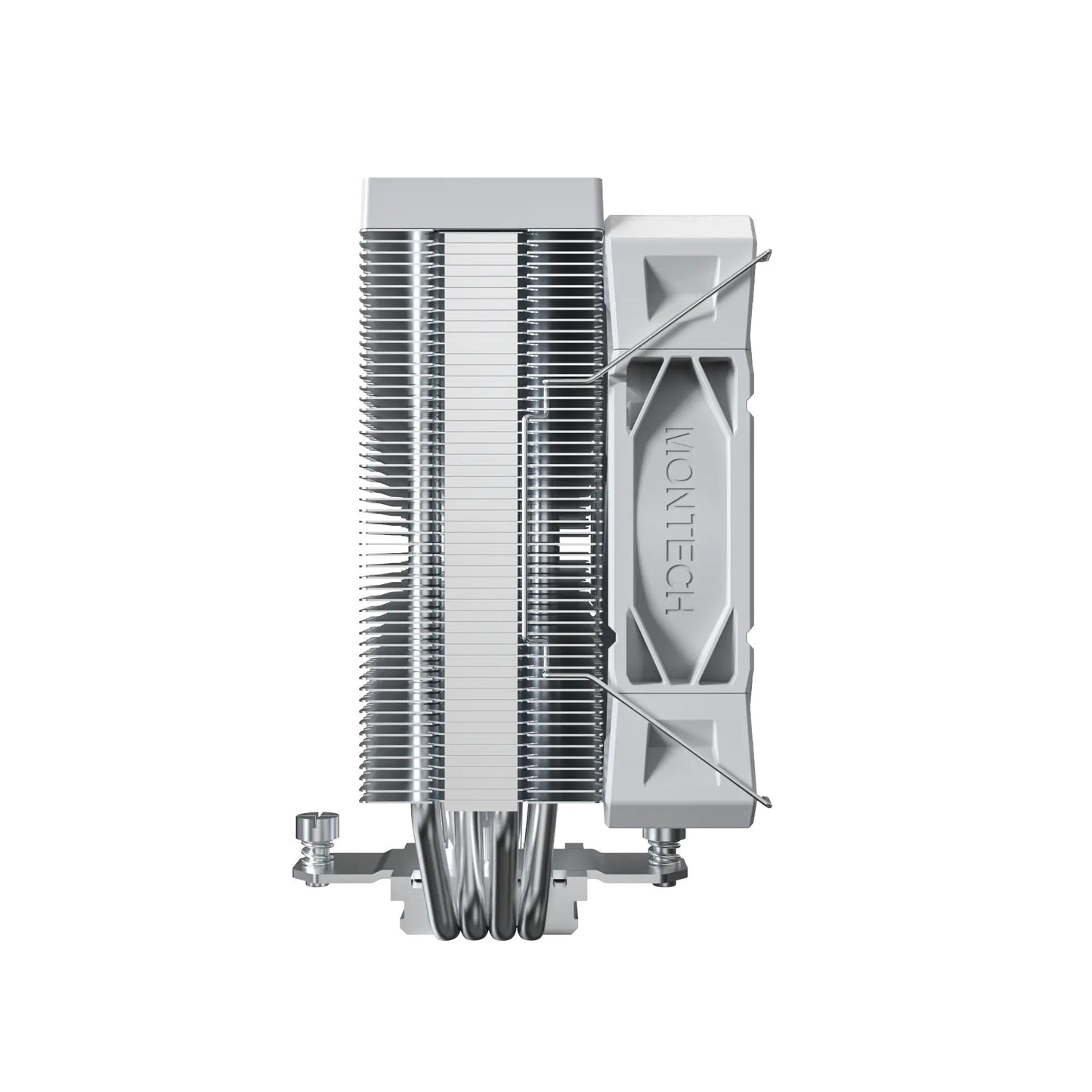 Montech nx400 cpu-koeler (zwart, 4-pin pwm)