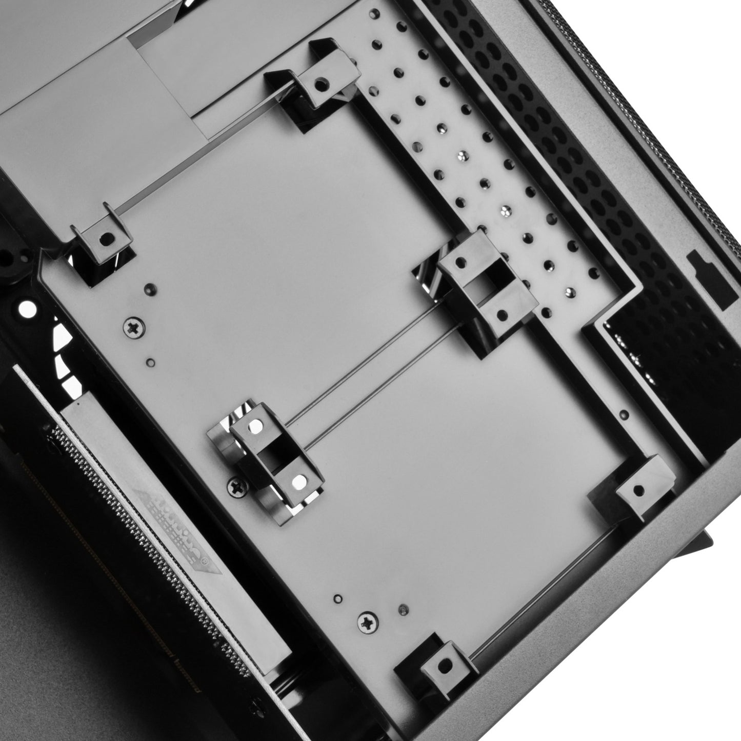 SilverStone sst-ftz01b-e desktop behuizing (zwart | 2x usb-a)