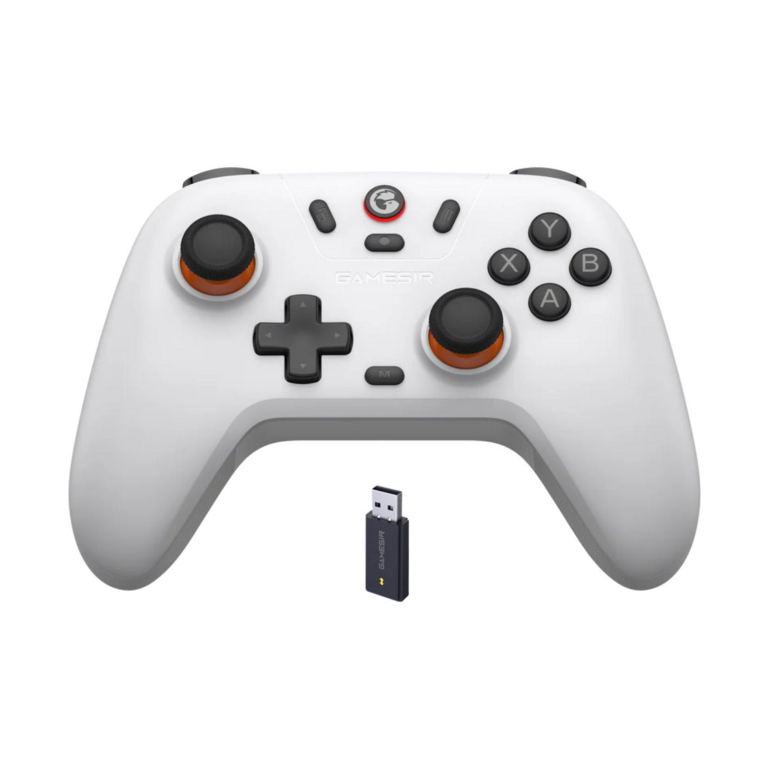 GameSir Nova Lite Multiplatform Controller (Wit, PC, Steam, Android, iOS, Switch, Bluetooth 2.4 GHz USB)