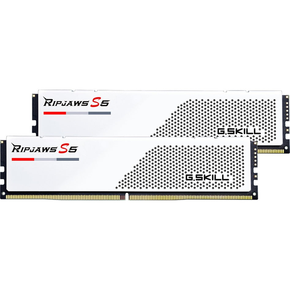 G.Skill ripjaws s5 32 gb ddr5-5600 (2x 16 gb) werkgeheugen (wit, f5-5600j4040c16gx2-rs5w, xmp 3.0)