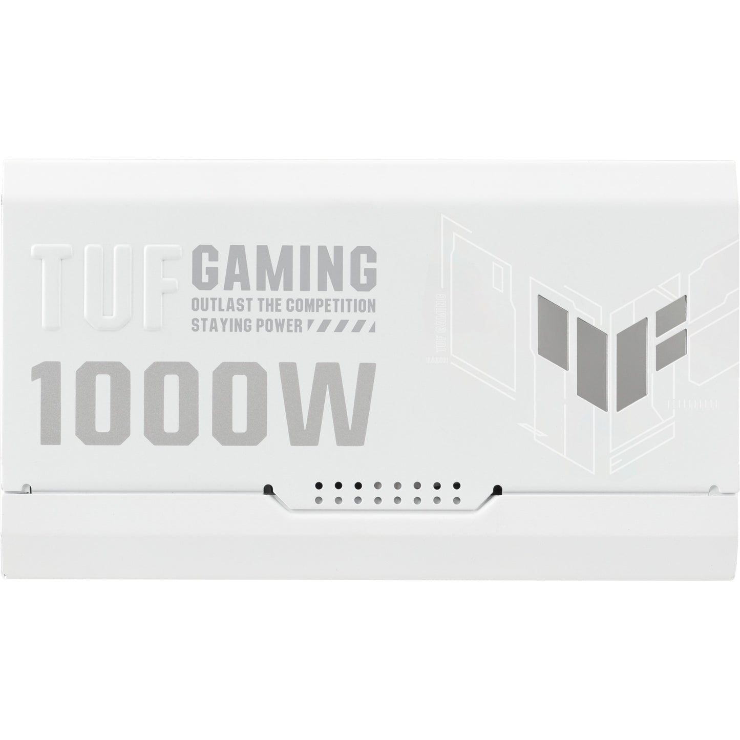 ASUS tuf gaming gold white edition modulaire 1000 watt voeding (wit, 1x 12v-2x6, 4x pcie)
