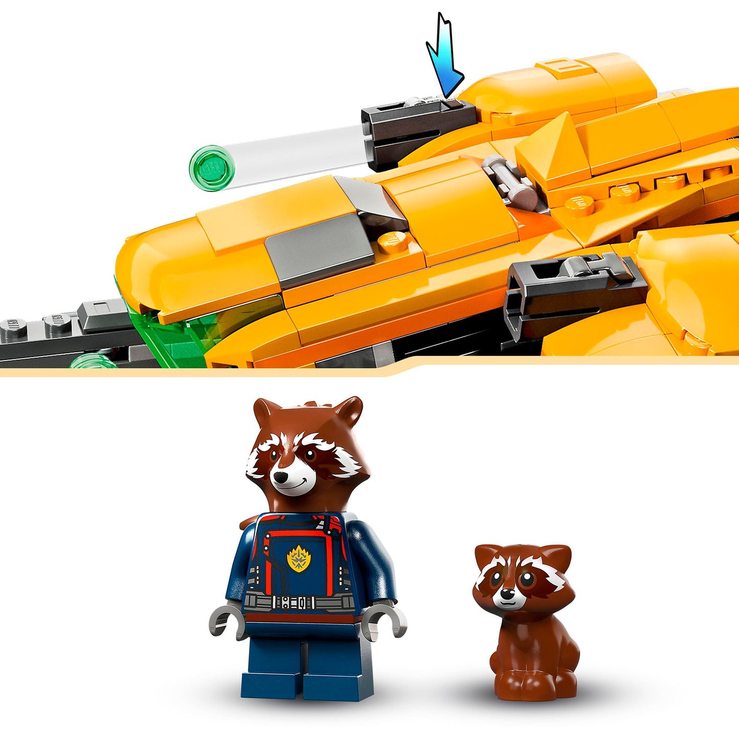 LEGO super heroes 76254 het schip van baby rocket