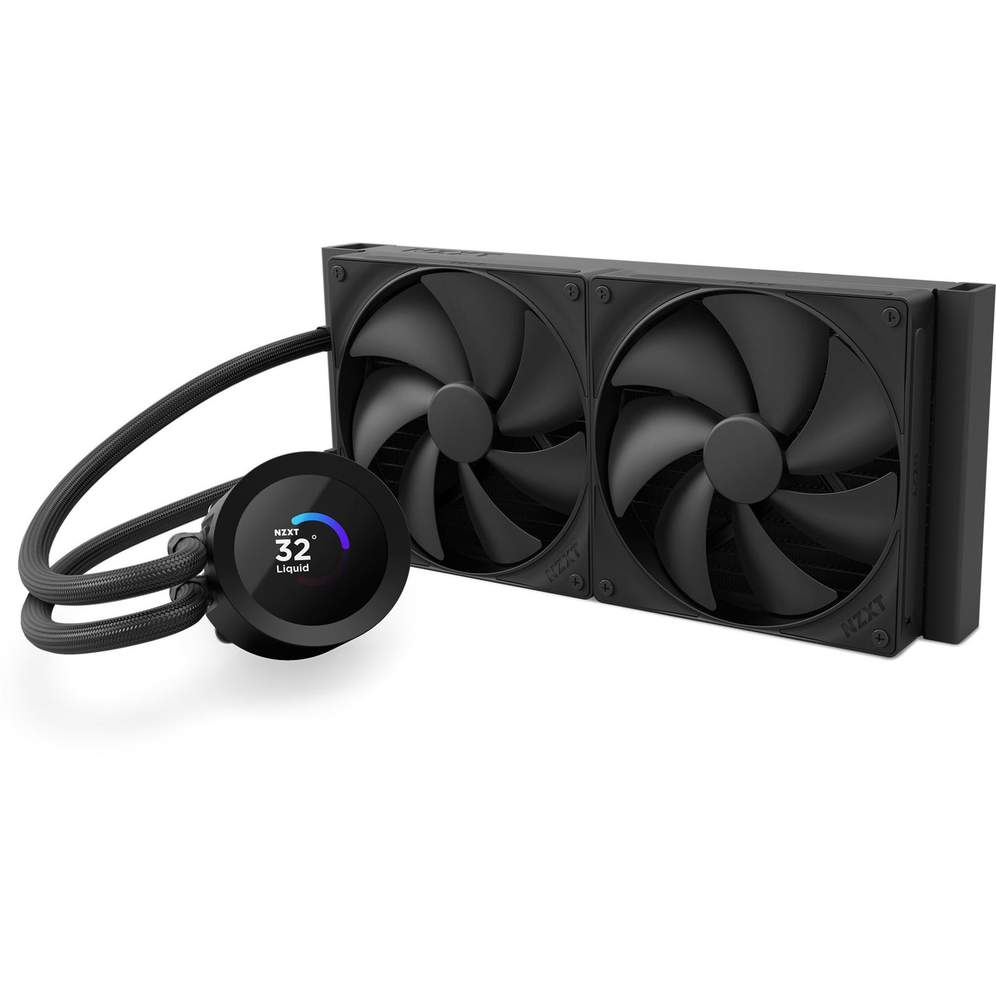 NZXT kraken plus 280 waterkoeling (zwart)
