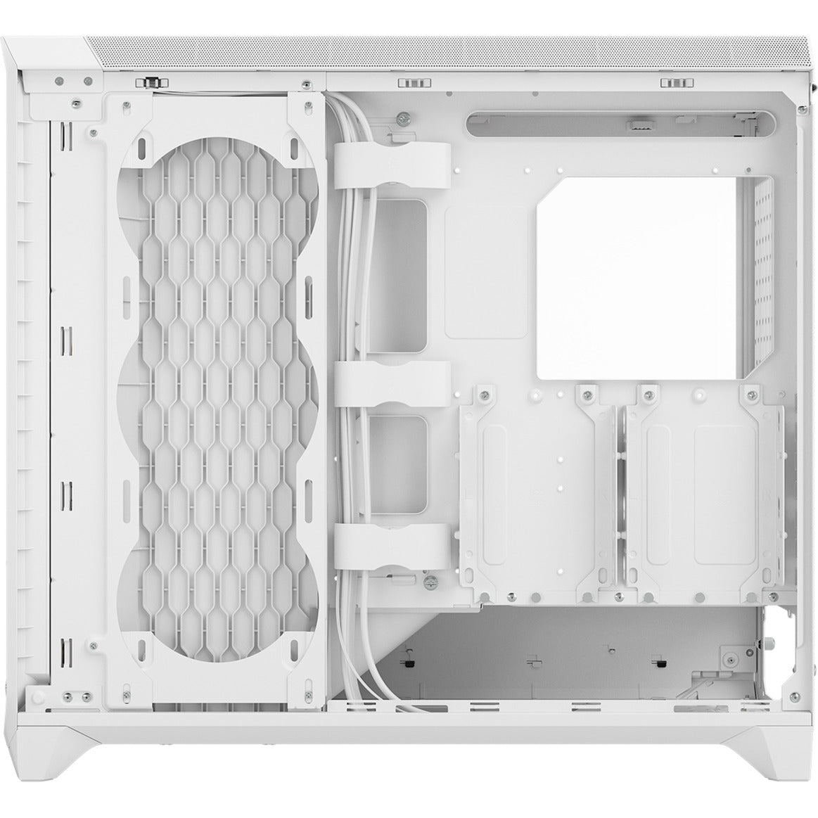 Fractal Design meshify 3 xl rgb big tower behuizing (wit | 2x usb-a | 1x usb-c | rgb | tempered glass)