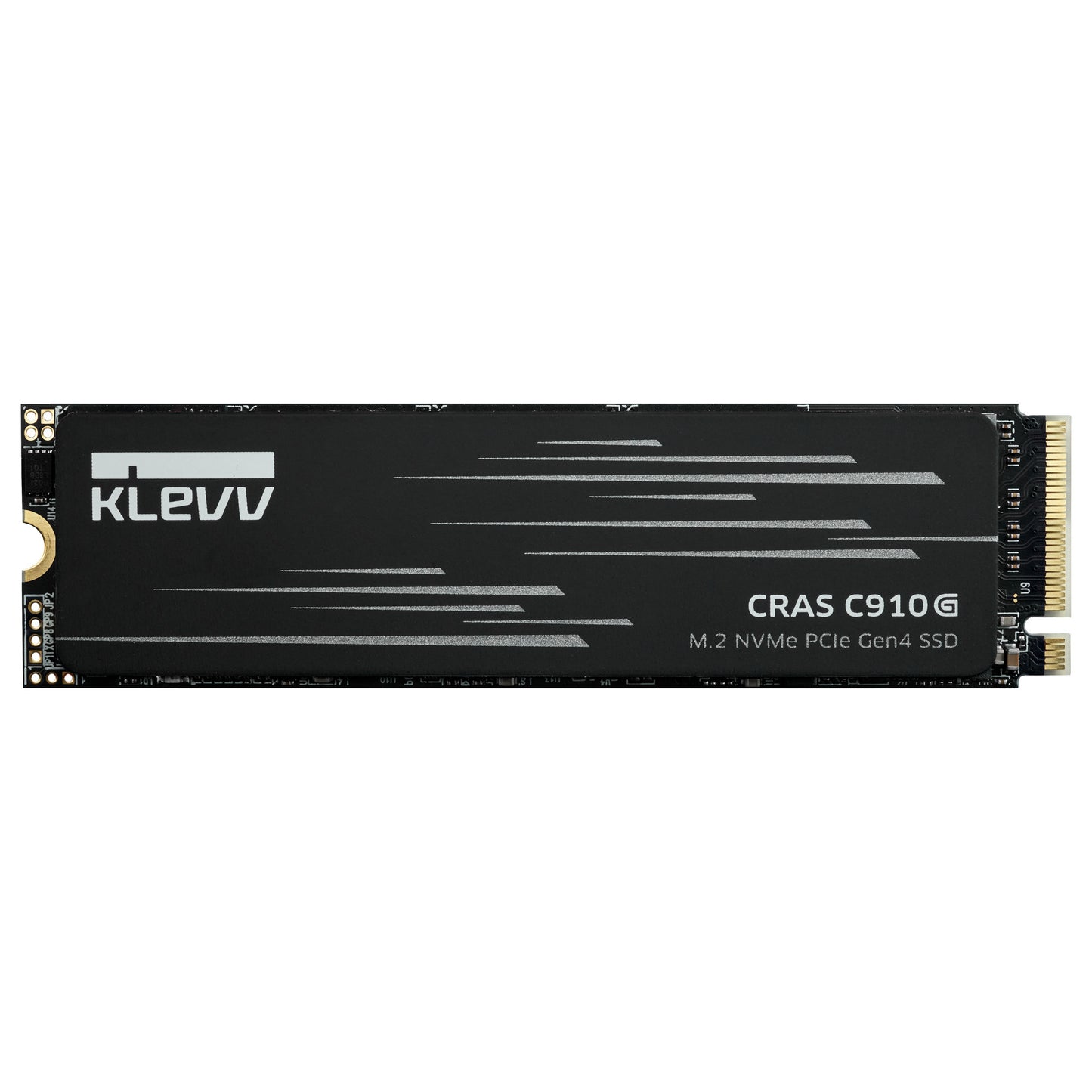 KLEVV cras c910g 4 tb ssd (zwart, k04tbm2sp0-10g, pcie gen 4.0 x4, nvme 2.0)