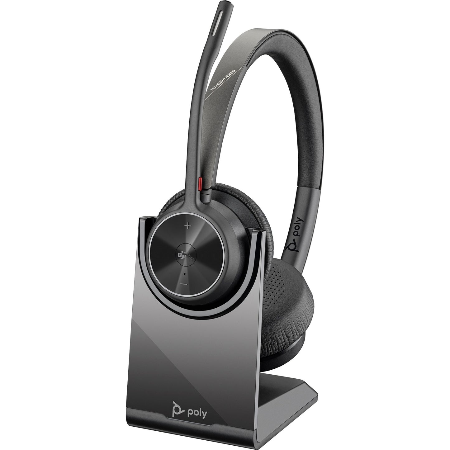 HP Poly voyager 4320-m microsoft teams certified headset on-ear (incl. bt700 dongle + oplaadstatief)
